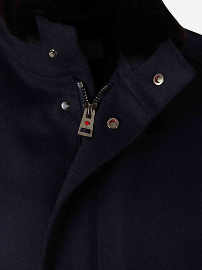 Kired Hombre Barcelona Abrigo Cashmere Pelo color Azul Noche sku 502-001435 01 - Foto 3