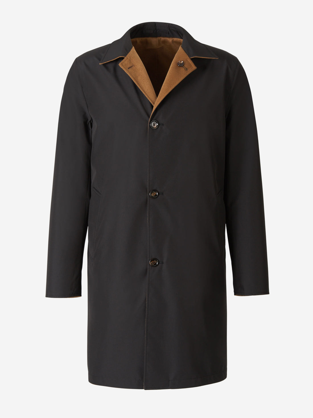 Kired Hombre Barcelona Abrigo Reversible Cashmere color Caramelo sku 502-001436 02 - Foto 2