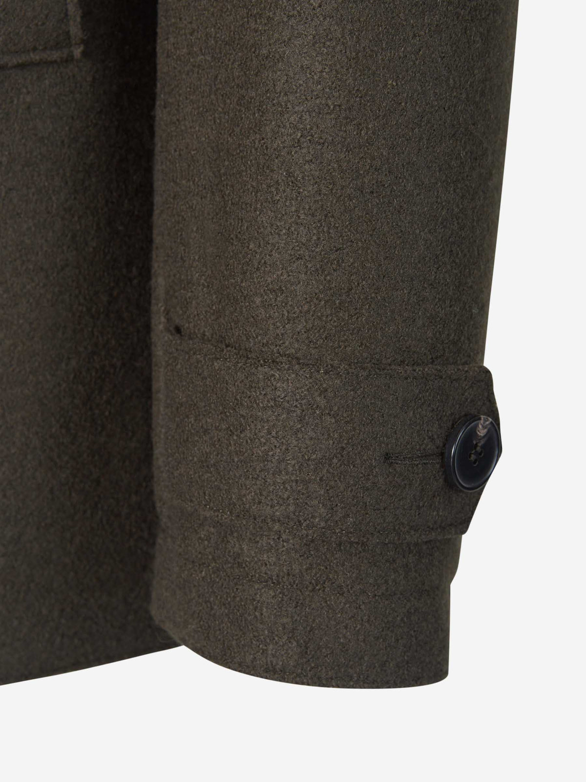 Outlet online Harris Wharf Hombre Abrigo Cruzado Lana color Verde Militar sku 502-001438 01 - Foto 6