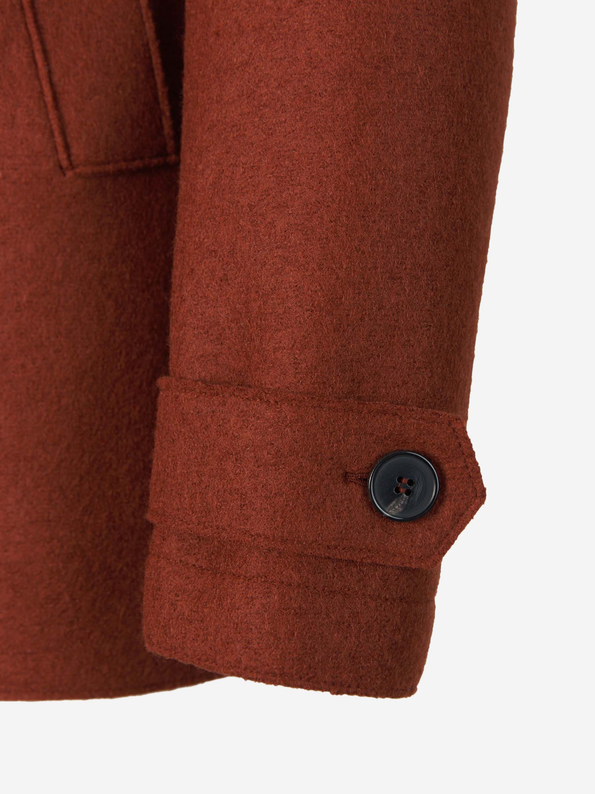 Outlet online Harris Wharf Hombre Abrigo Cruzado Lana color Verde Militar sku 502-001438 01 - Foto 13