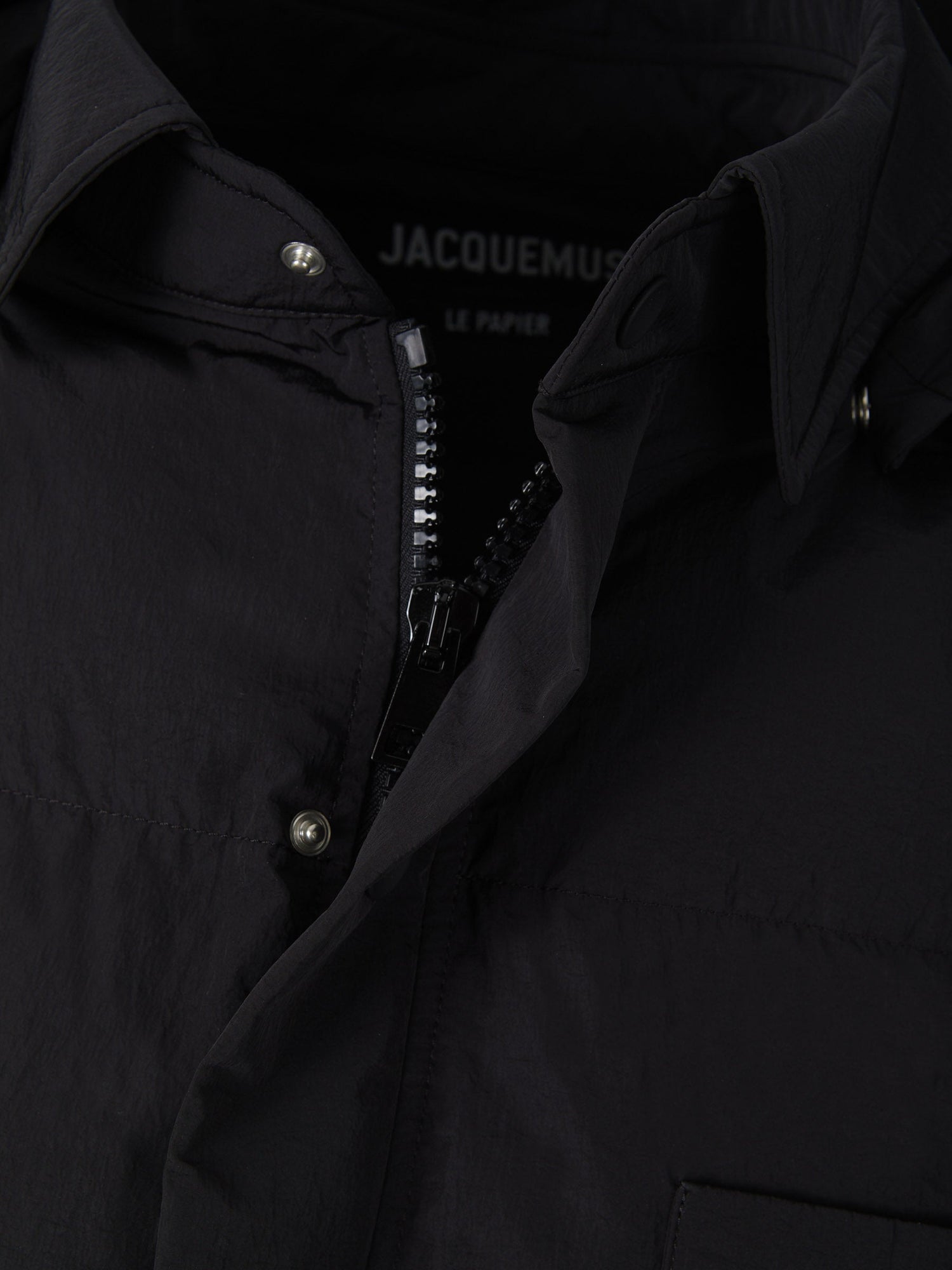Outlet online Jacquemus Hombre Chaqueta La Doudoune Chemise color Negro sku 502-001484 01 - Foto 4