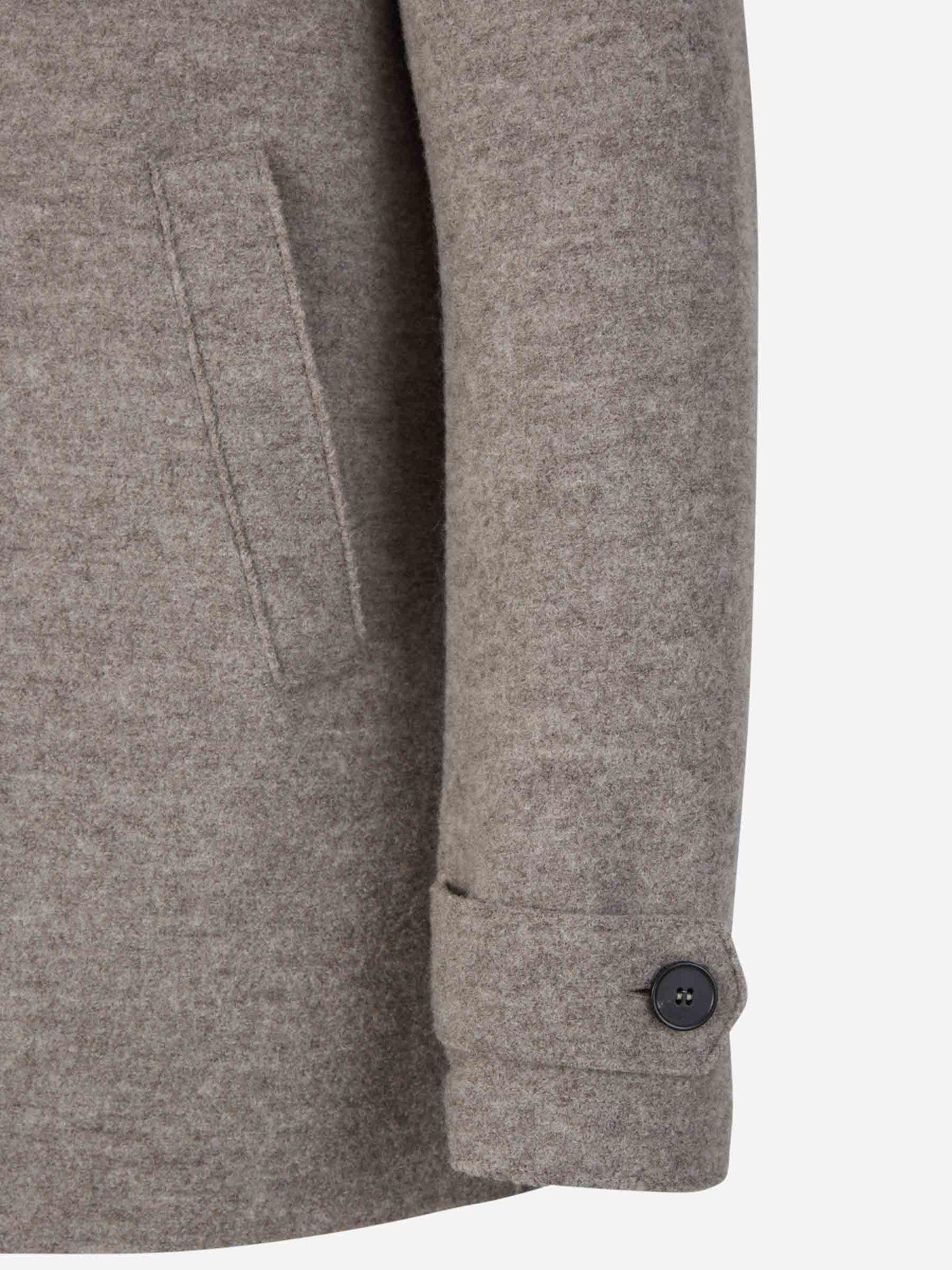 Outlet online Harris Wharf Hombre Abrigo Cruzado Lana color Gris Claro sku 502-001539 01 - Foto 4