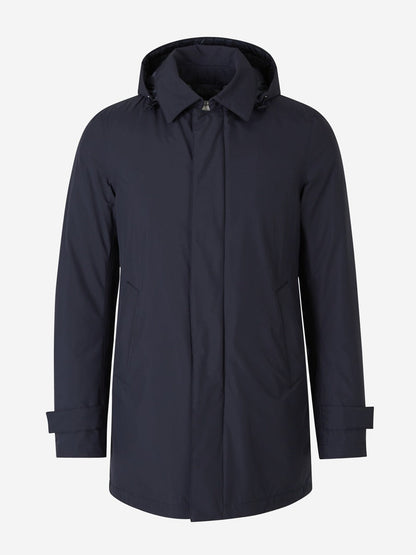 Outlet online Herno Hombre Abrigo Ligero Laminar Impermeable color Azul Noche sku 502-001591 01 - Foto 1