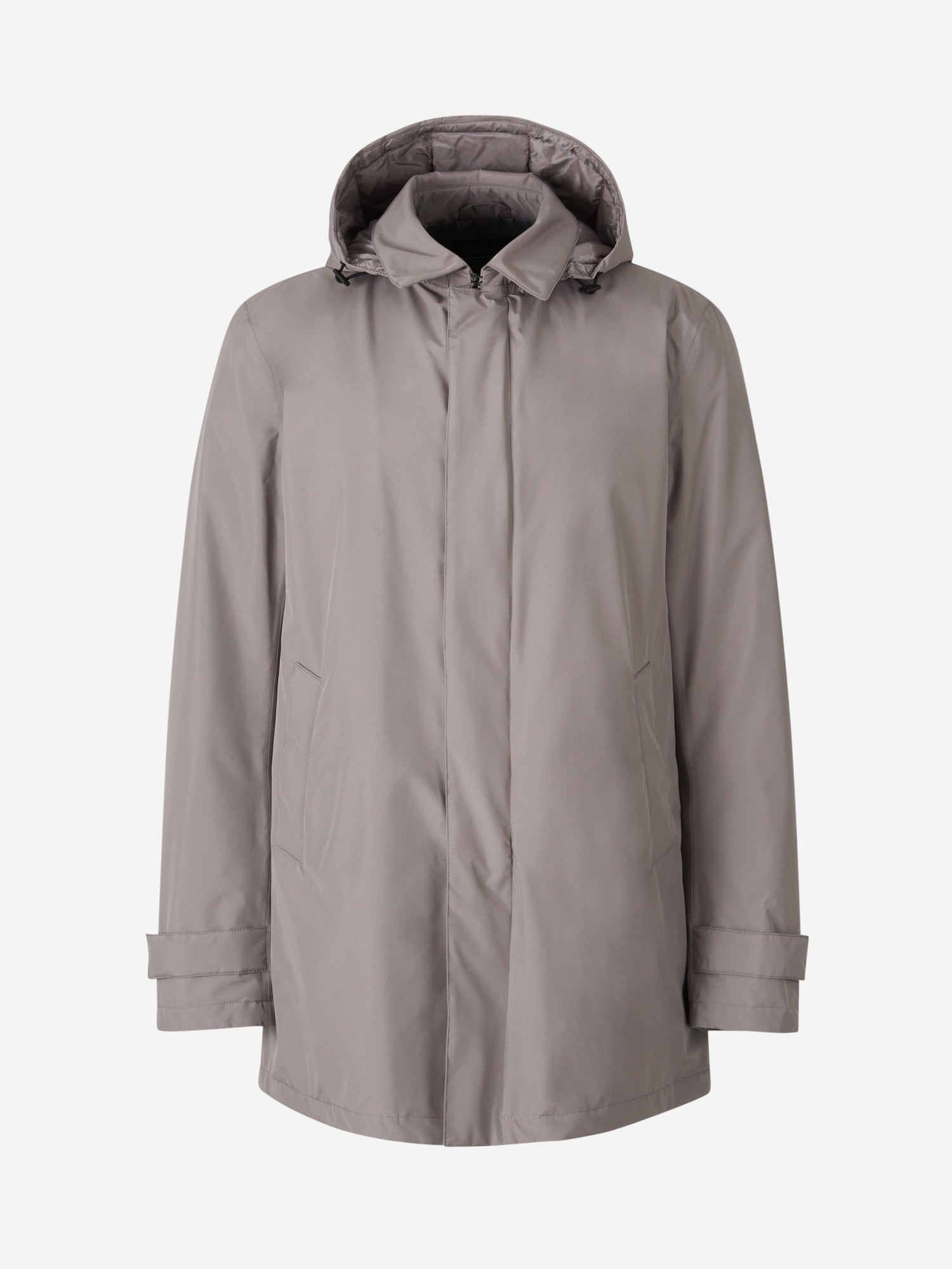 Outlet online Herno Hombre Abrigo Ligero Laminar Impermeable color Gris Piedra sku 502-001591 02 - Foto 1