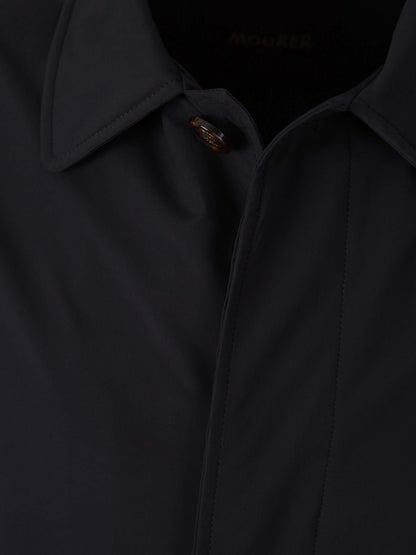 Outlet online Moorer Hombre Abrigo Vittor-Ac color Azul Marino sku 502-001626 01 - Foto 3