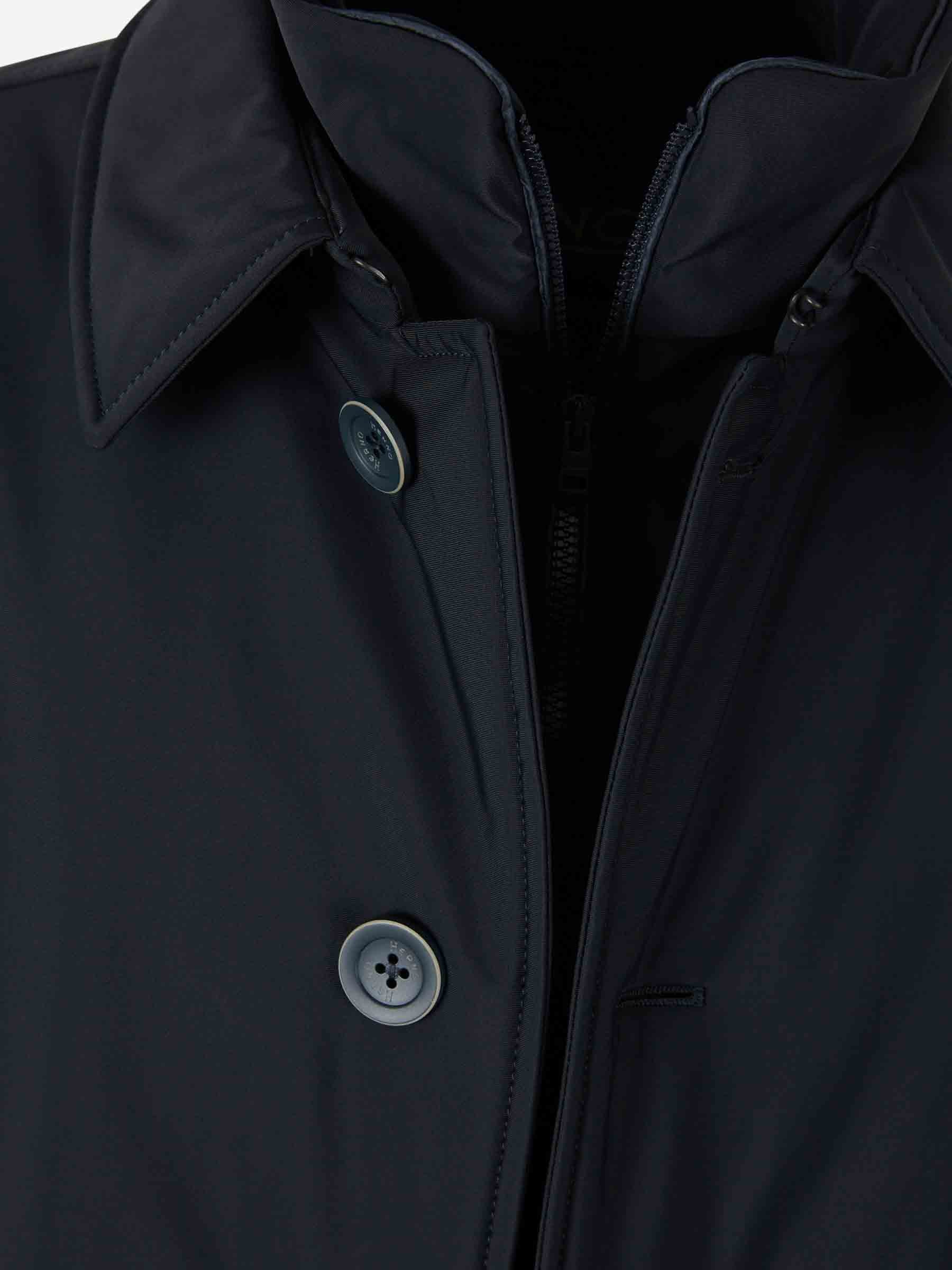 Outlet online Herno Hombre Gabardina Acolchada color Azul Marino sku 502-001636 01 - Foto 3