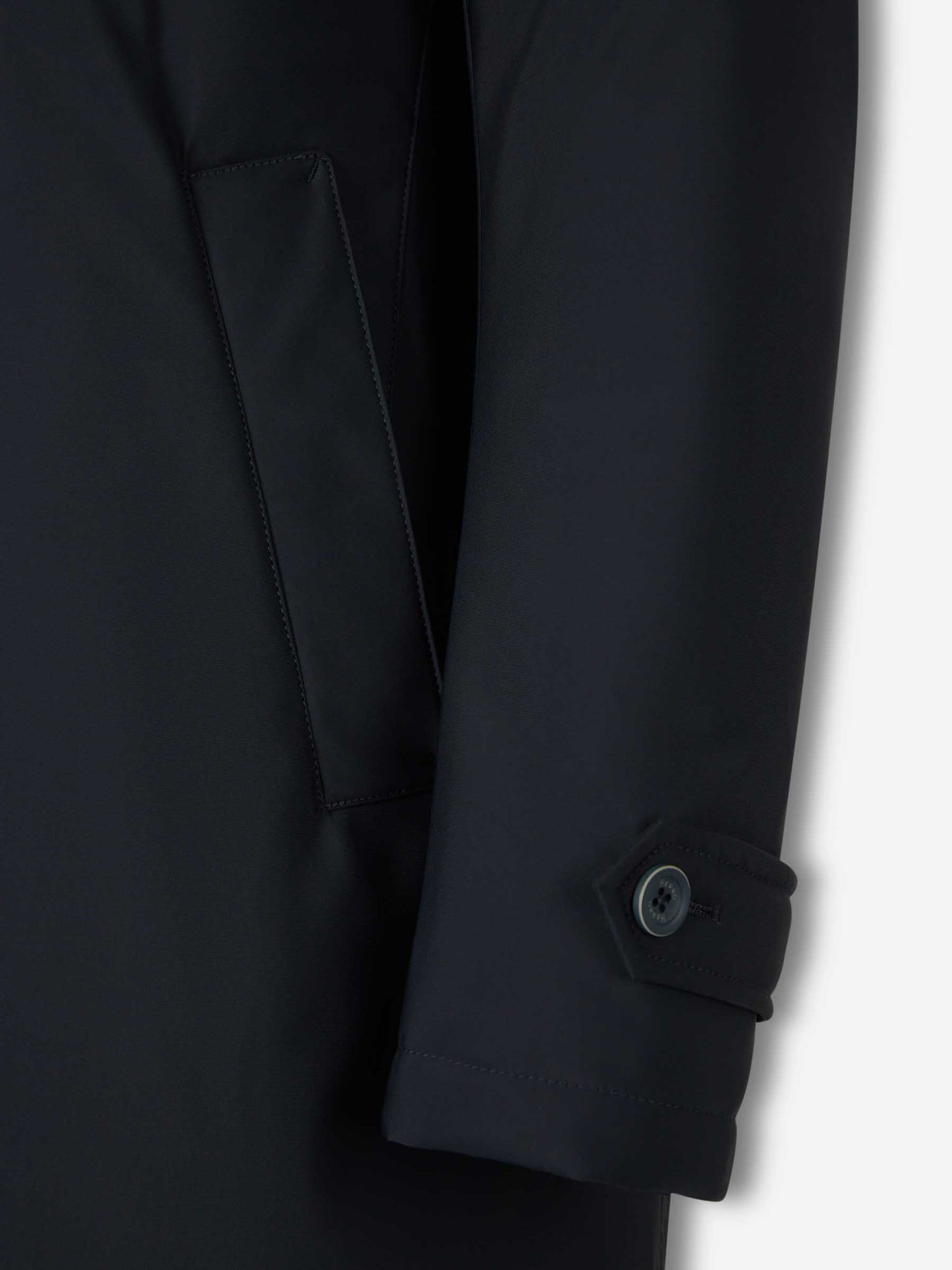 Outlet online Herno Hombre Gabardina Acolchada color Azul Marino sku 502-001636 01 - Foto 4