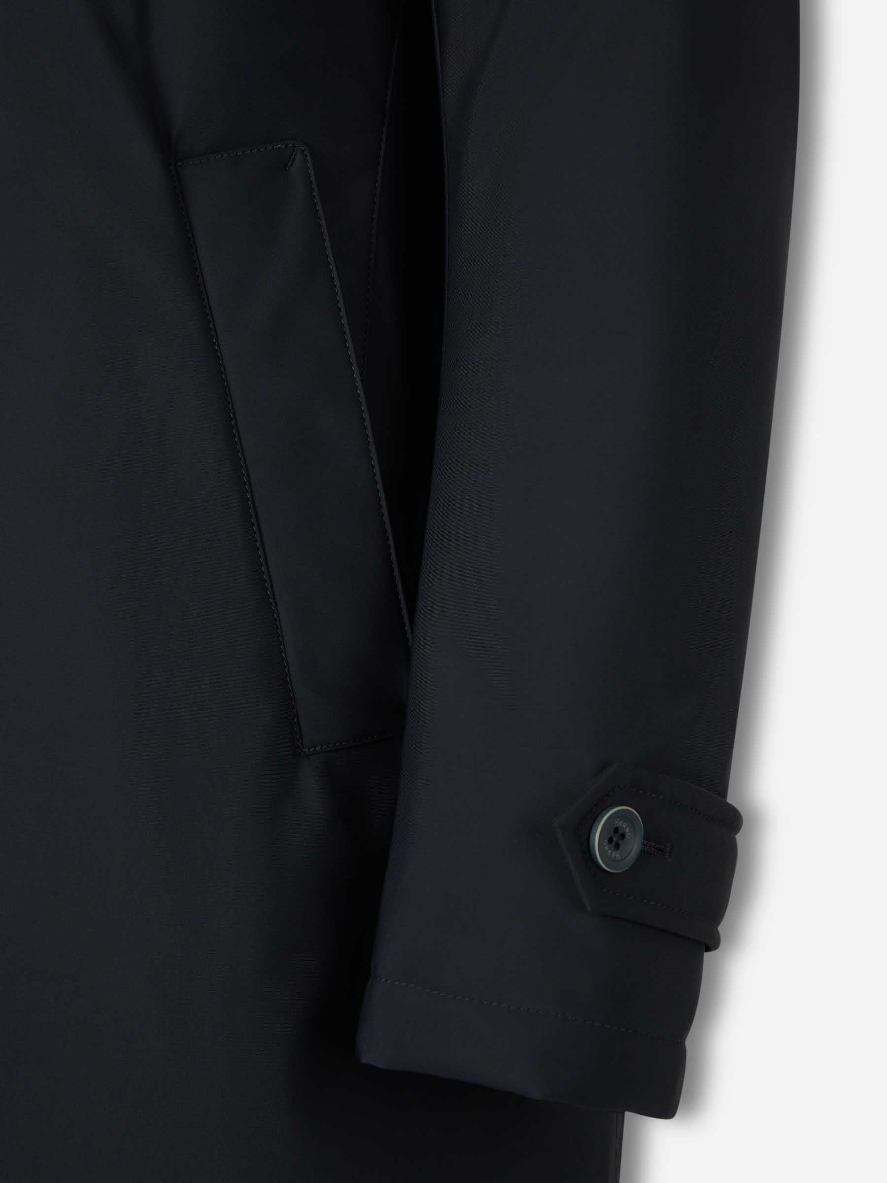 Outlet online Herno Hombre Gabardina Acolchada color Azul Marino sku 502-001636 01 - Foto 4