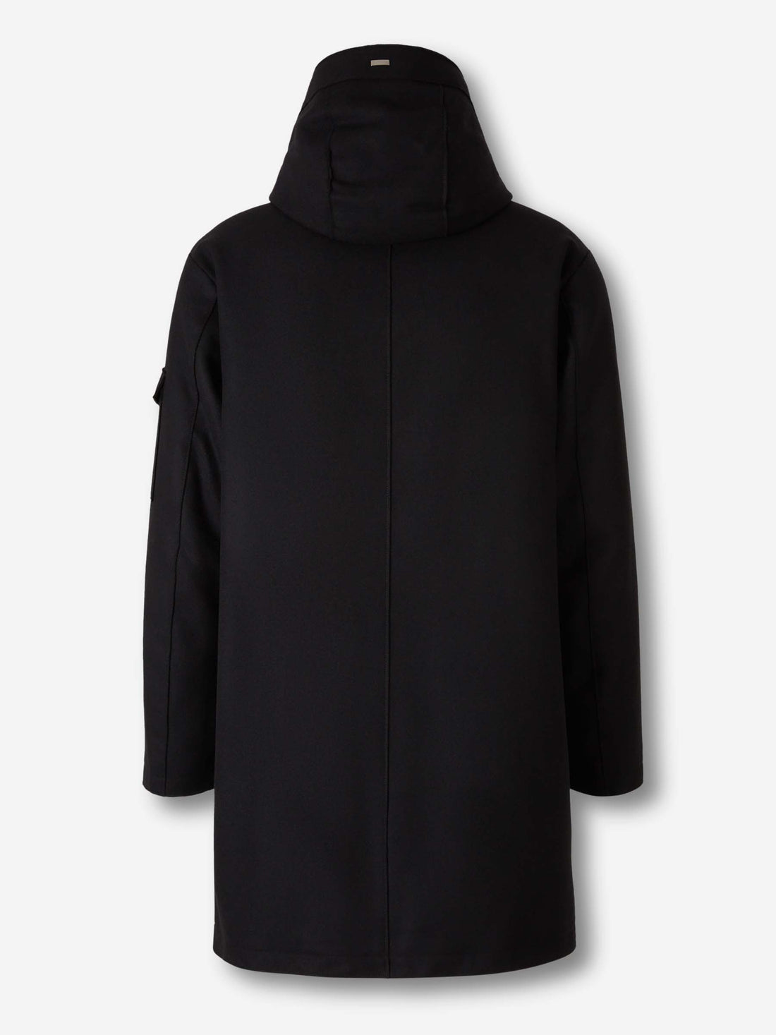 Outlet online Herno Hombre Abrigo Largo Lana color Negro sku 502-001637 01 - Foto 2