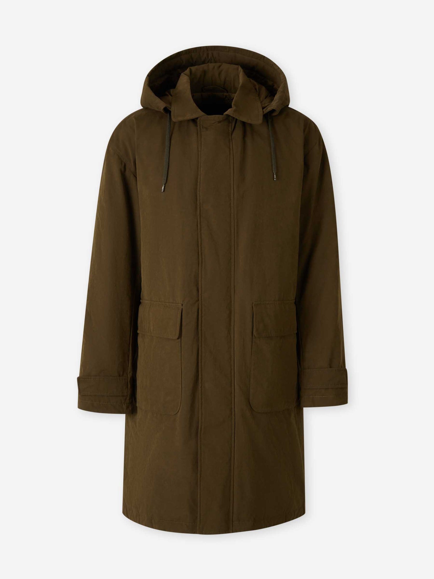 Outlet online Herno Hombre Parka Larga Acolchada color Verde Militar sku 502-001639 01 - Foto 1