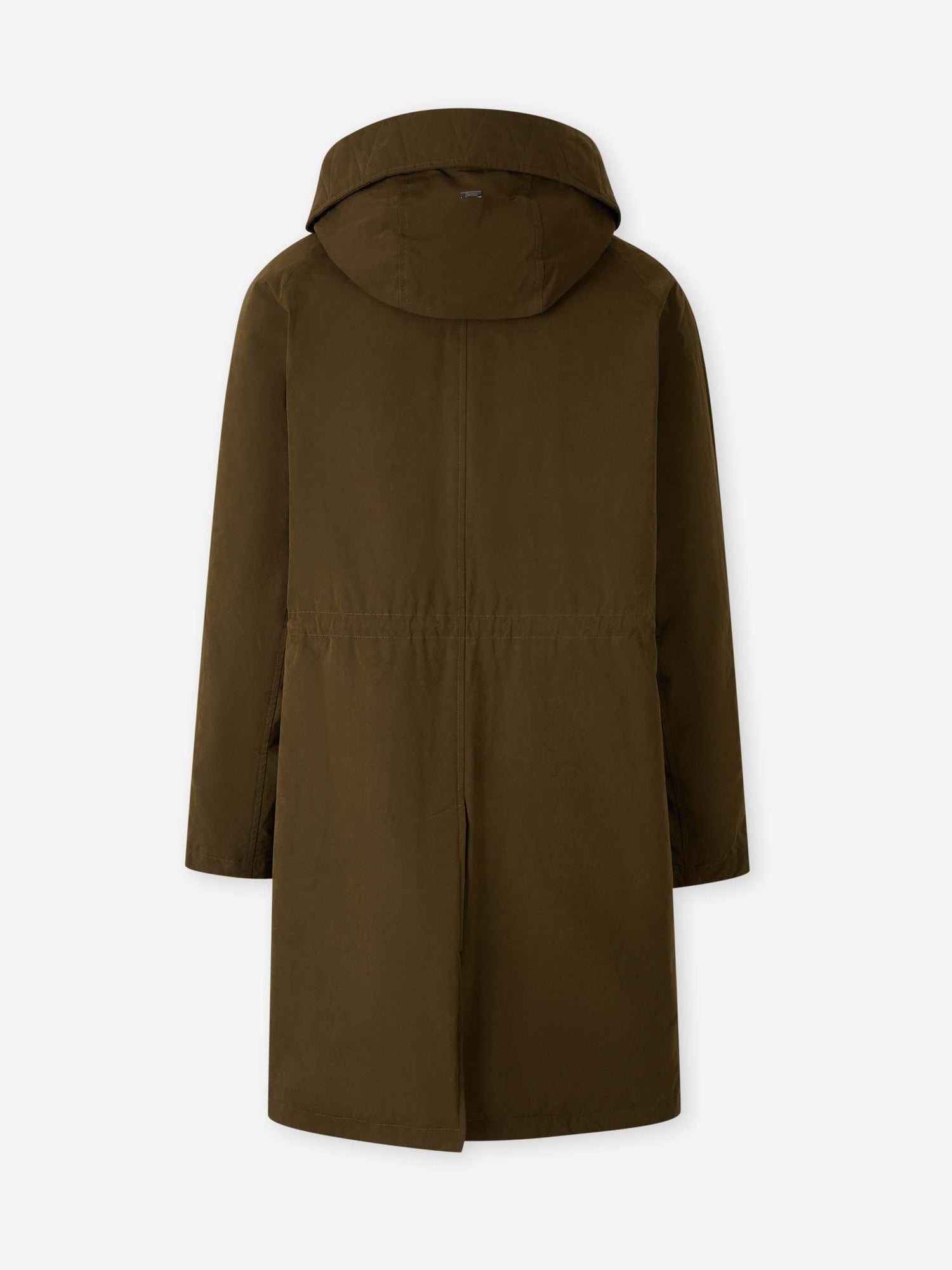 Outlet online Herno Hombre Parka Larga Acolchada color Verde Militar sku 502-001639 01 - Foto 2