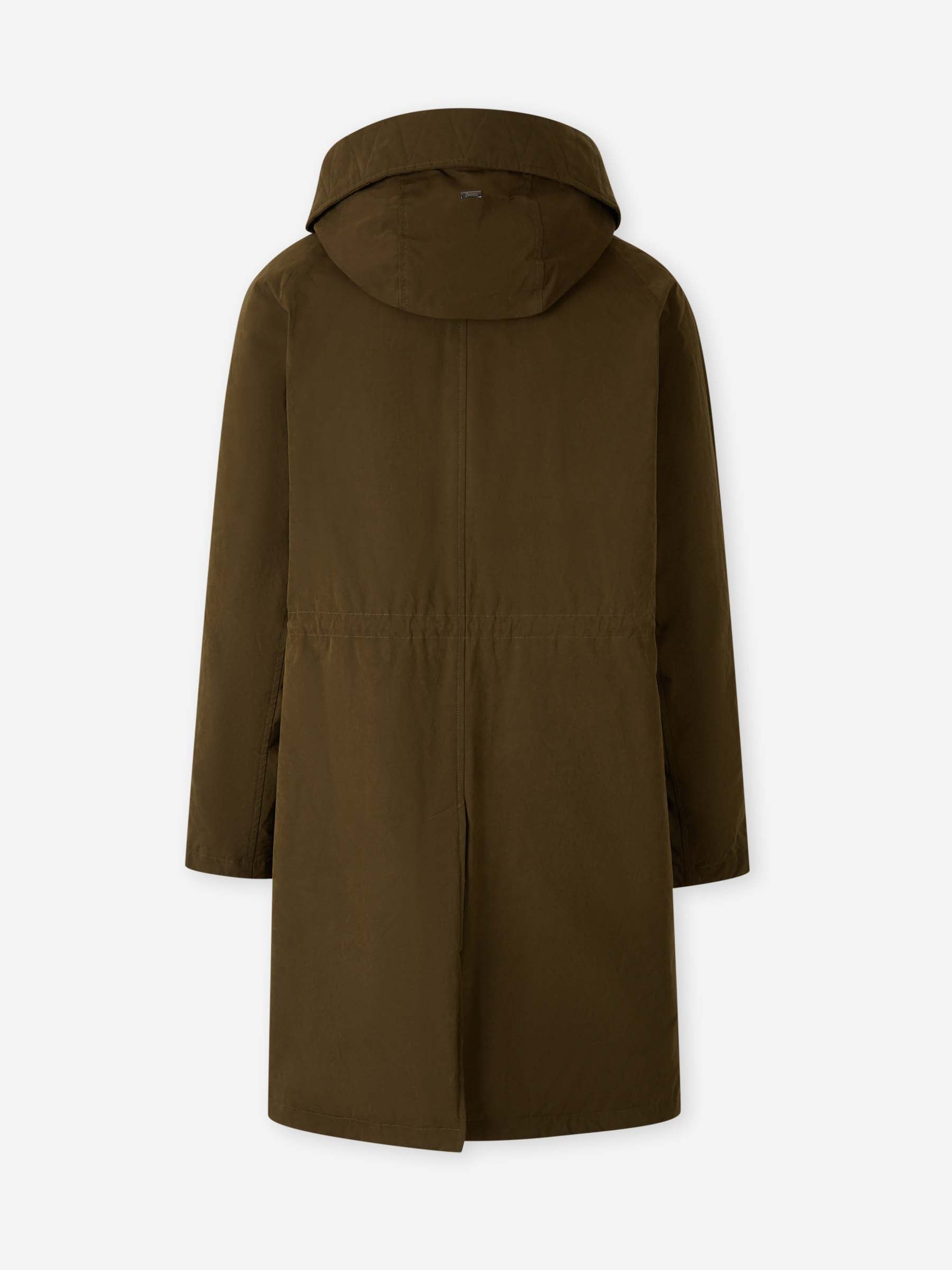 Outlet online Herno Hombre Parka Larga Acolchada color Verde Militar sku 502-001639 01 - Foto 2