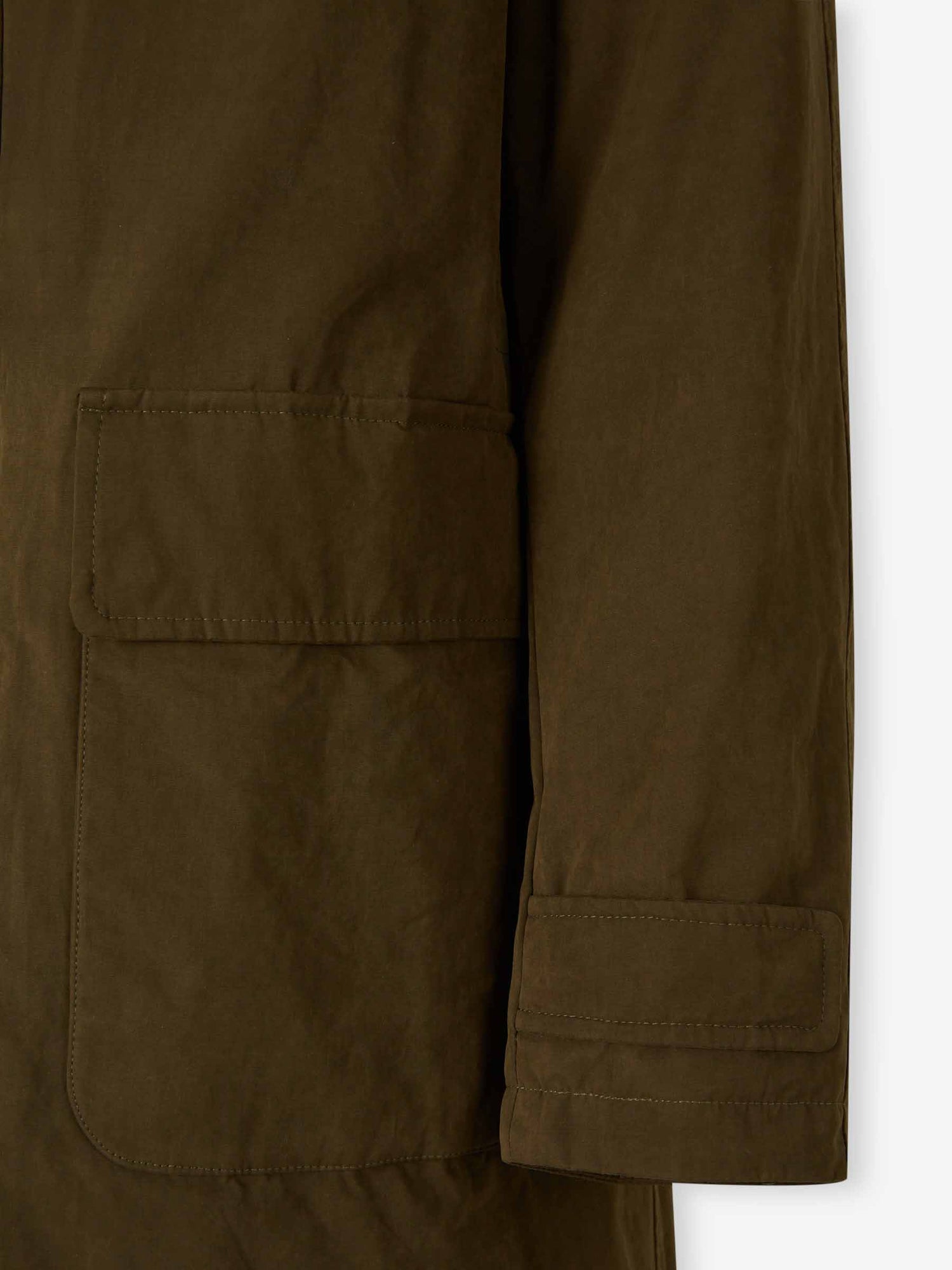 Outlet online Herno Hombre Parka Larga Acolchada color Verde Militar sku 502-001639 01 - Foto 4