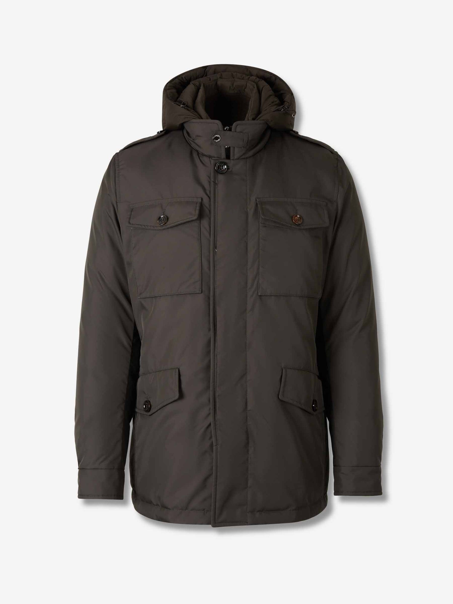 Outlet online Moorer Hombre Plumífero Sahariana Isac color Verde Oscuro sku 502-001650 01 - Foto 1