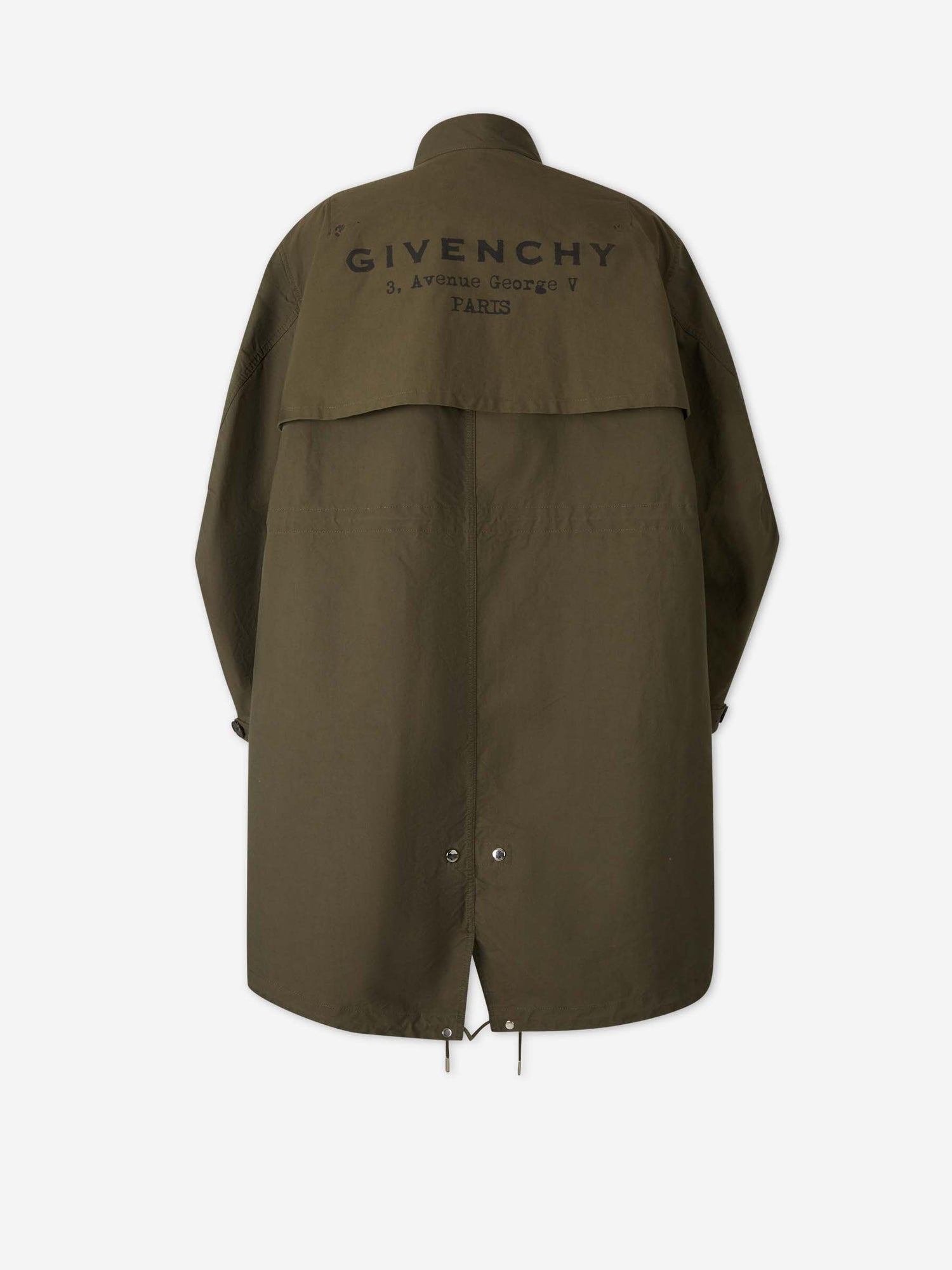 Outlet online Givenchy Hombre Parka Larga Estampado color Verde Militar sku 502-001656 01 - Foto 2