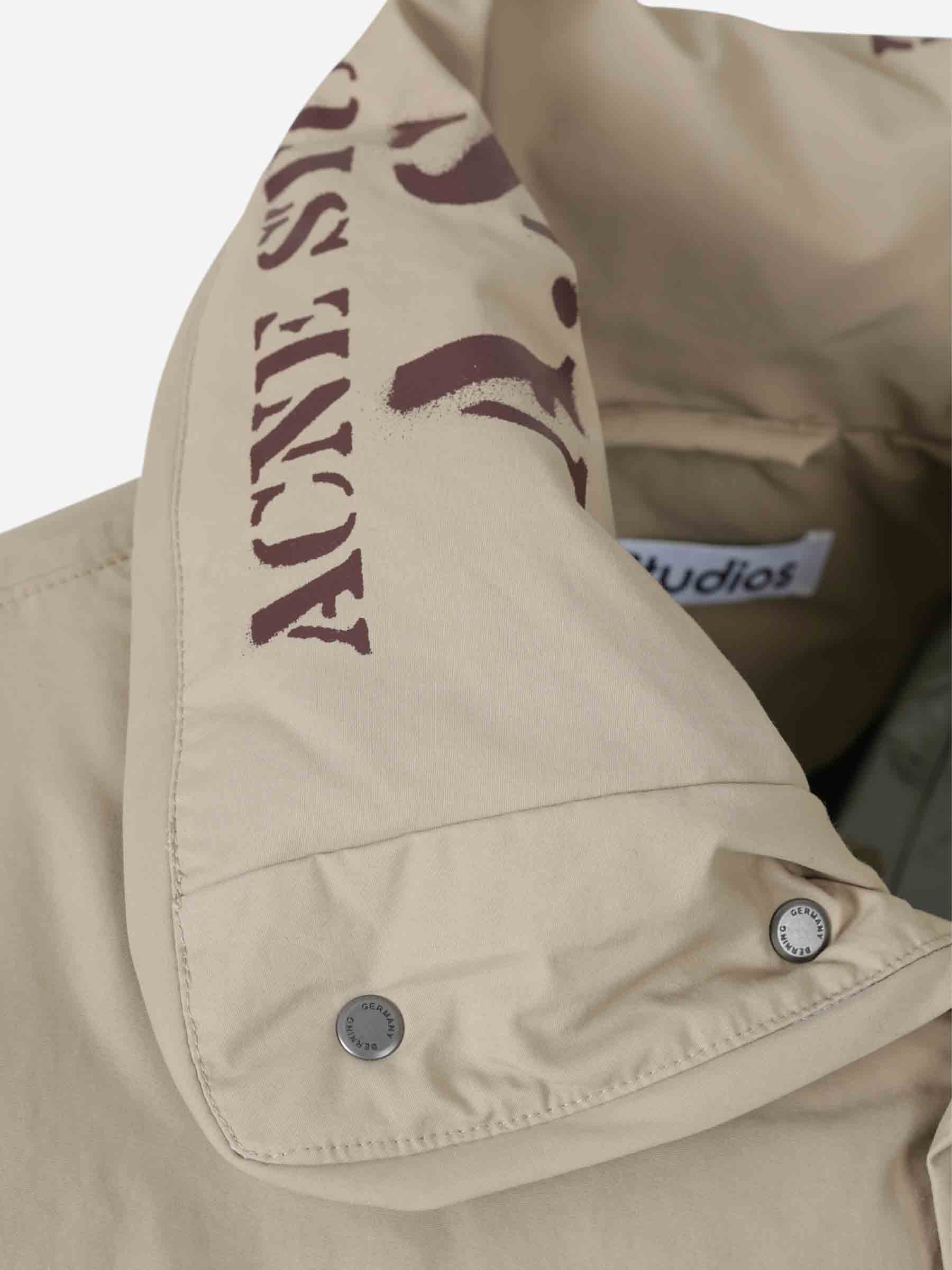 Outlet online Acne Studios Hombre Plumífero Largo Técnico color Camel sku 502-001657 01 - Foto 3