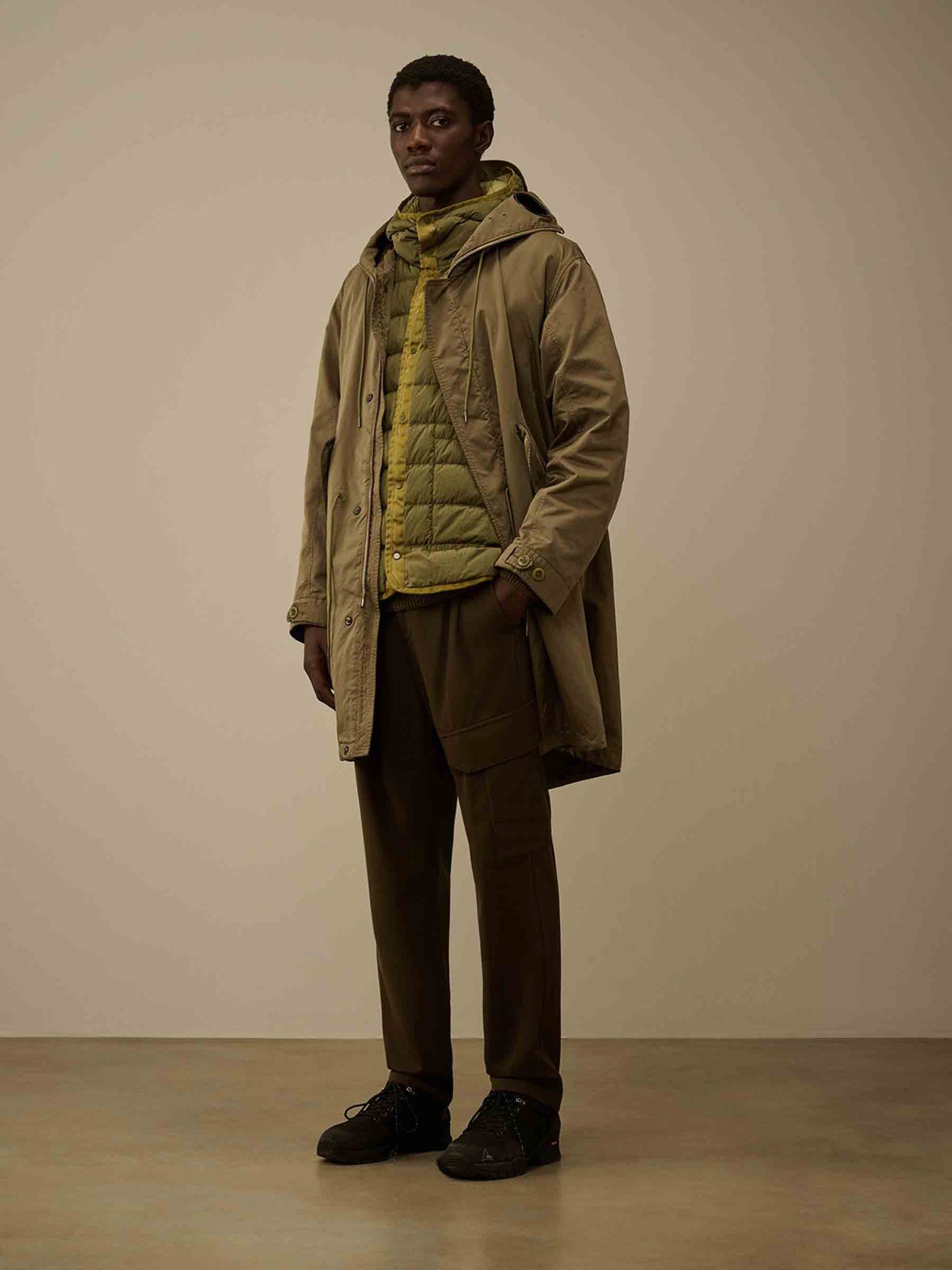 Outlet online C.P. Company Hombre Parka Micro Kei Explorer color Verde sku 502-001658 00 - Foto 5