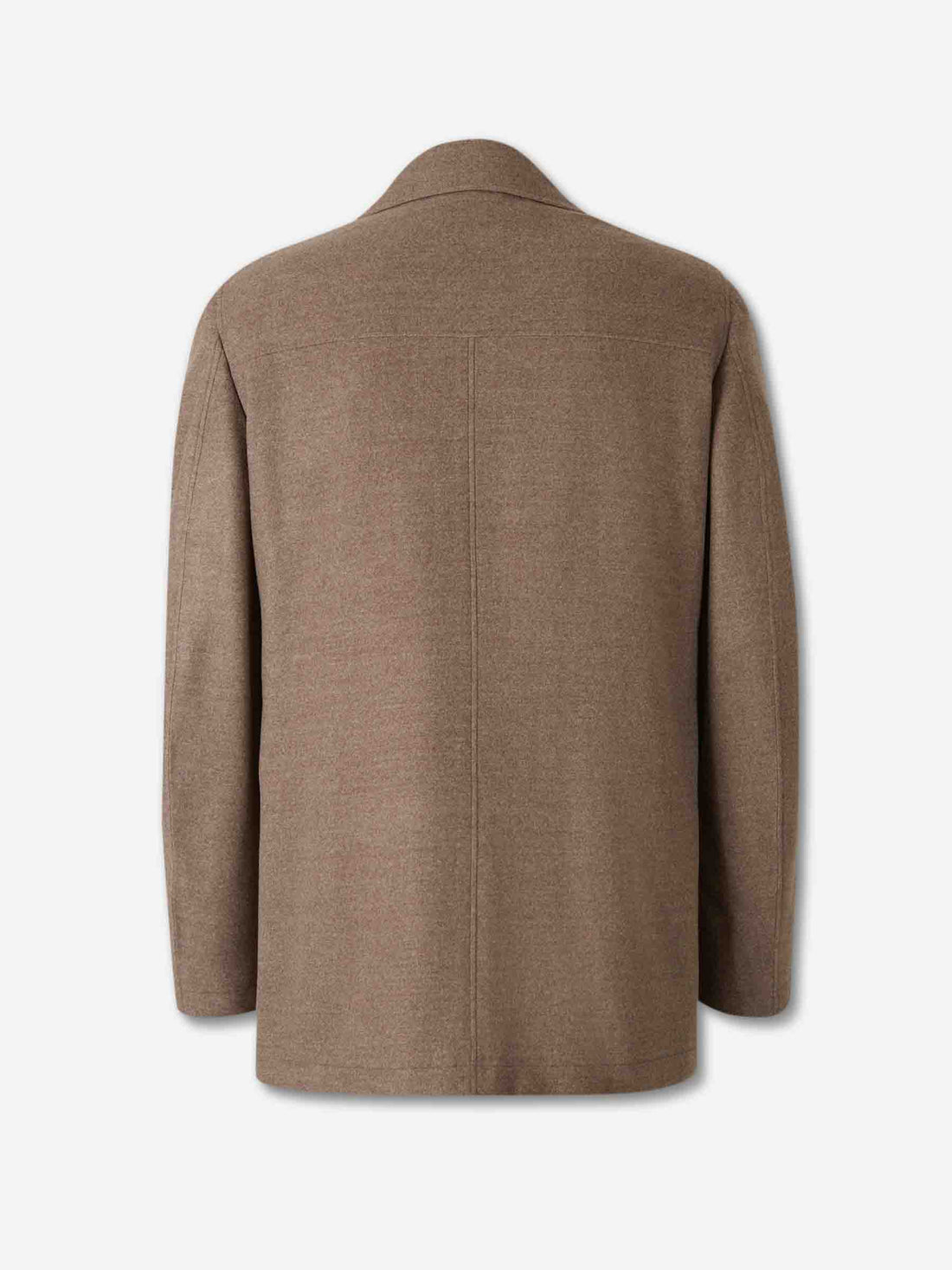 Outlet online Canali Hombre Abrigo Largo Lana color Marrón sku 502-001667 02 - Foto 2