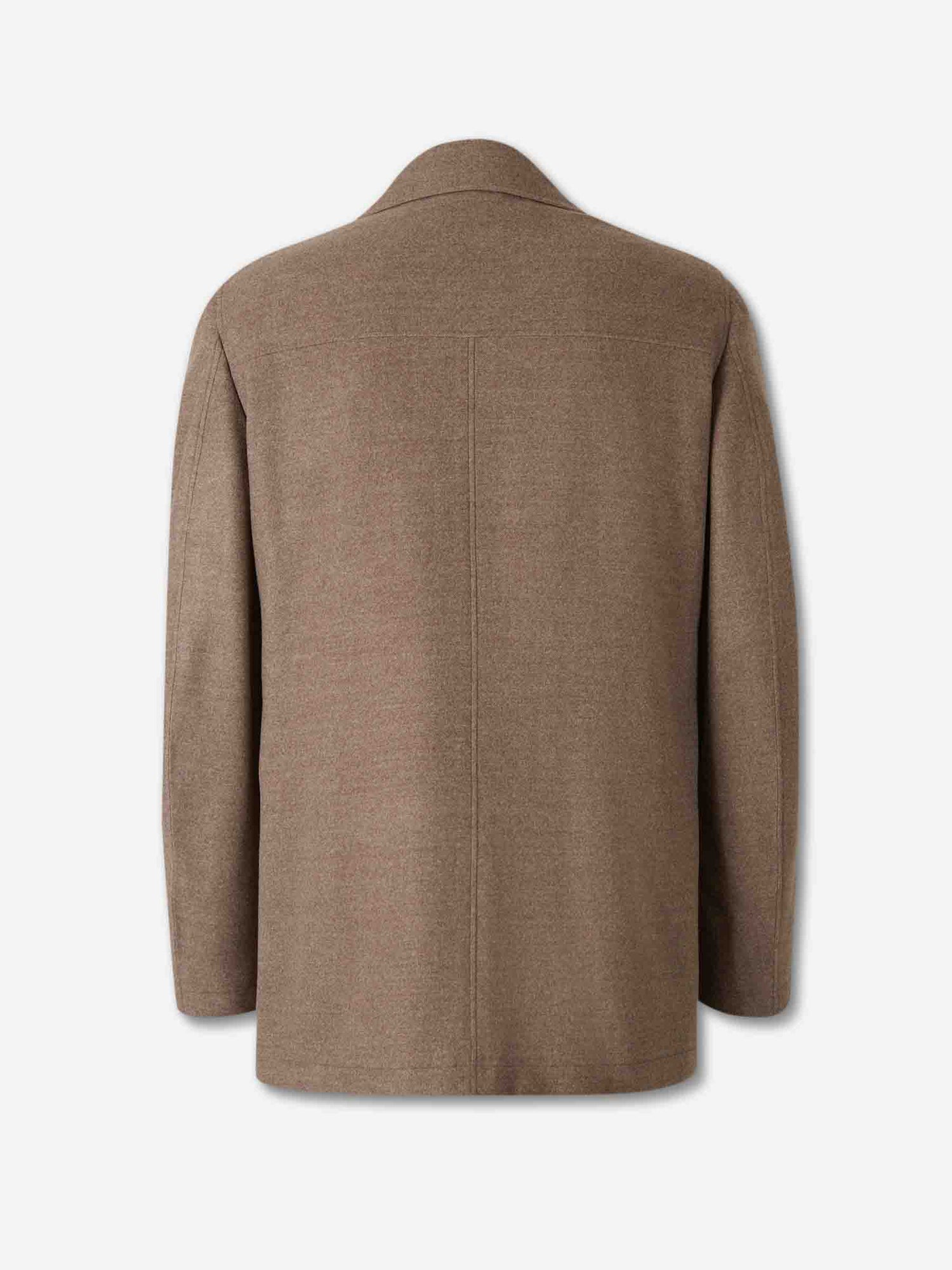 Outlet online Canali Hombre Abrigo Largo Lana color Marrón sku 502-001667 02 - Foto 2