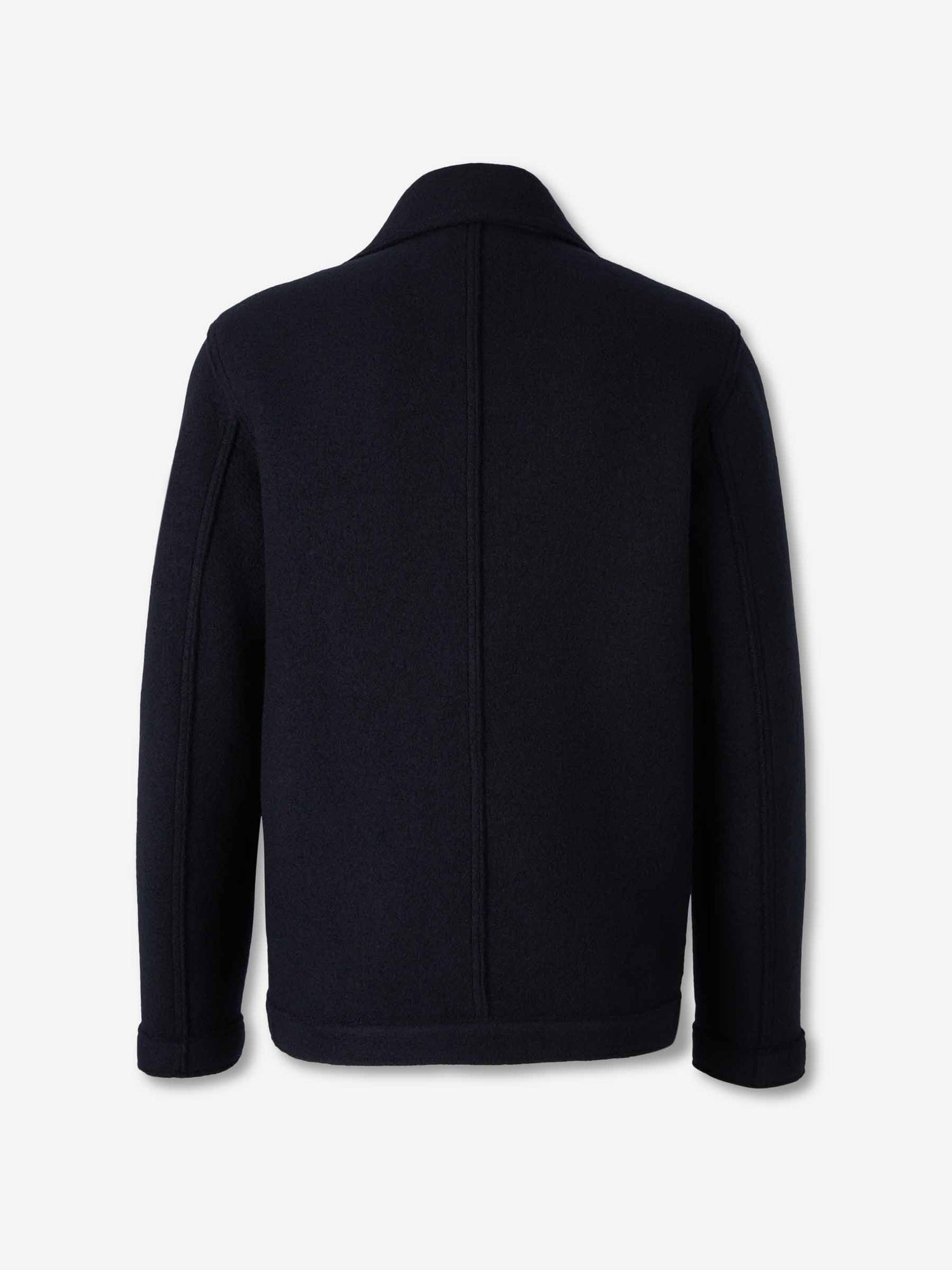 Outlet online Stone Island Hombre Abrigo Corto Lana color Azul Noche sku 502-001668 01 - Foto 3