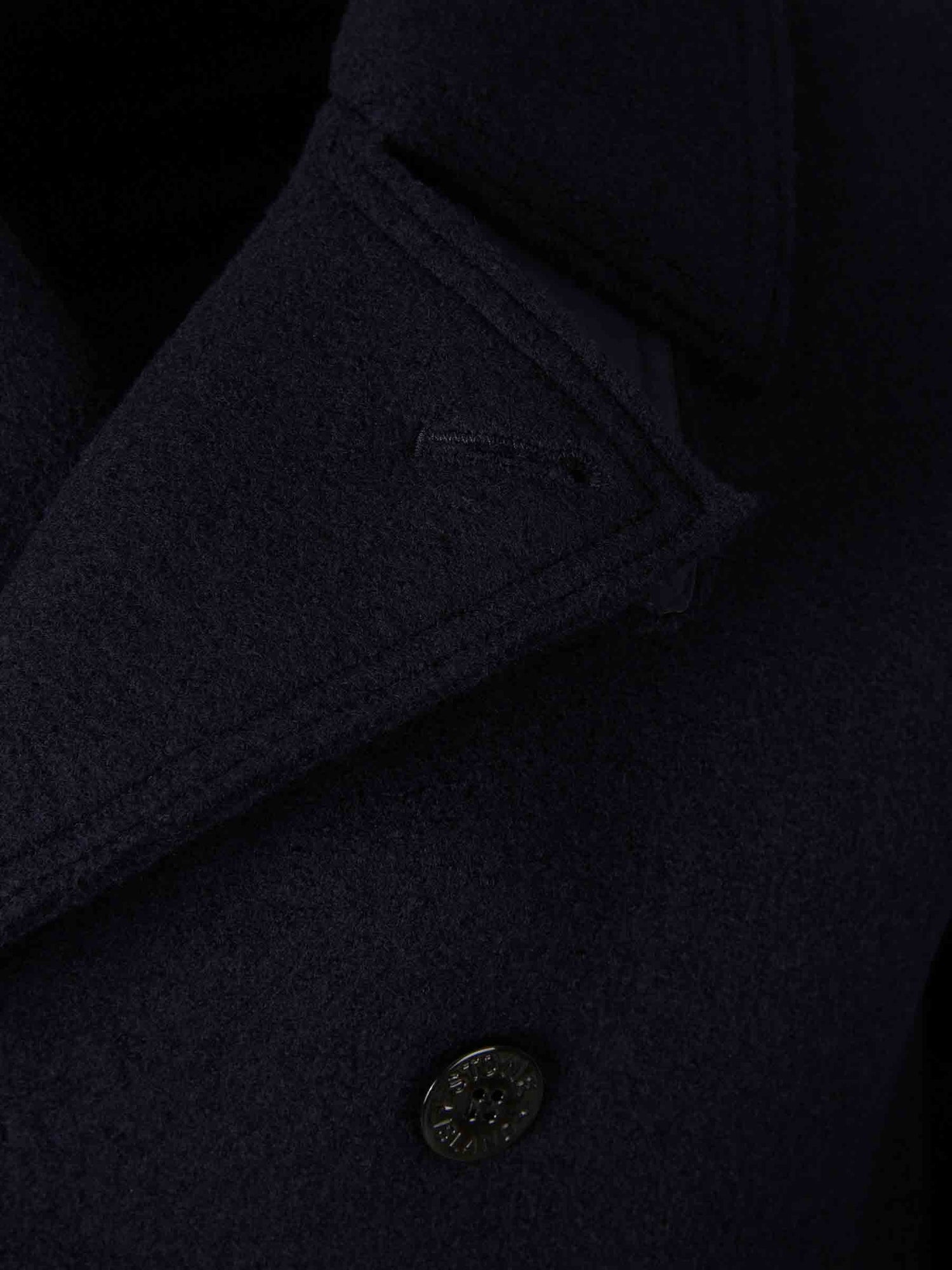 Outlet online Stone Island Hombre Abrigo Corto Lana color Azul Noche sku 502-001668 01 - Foto 4