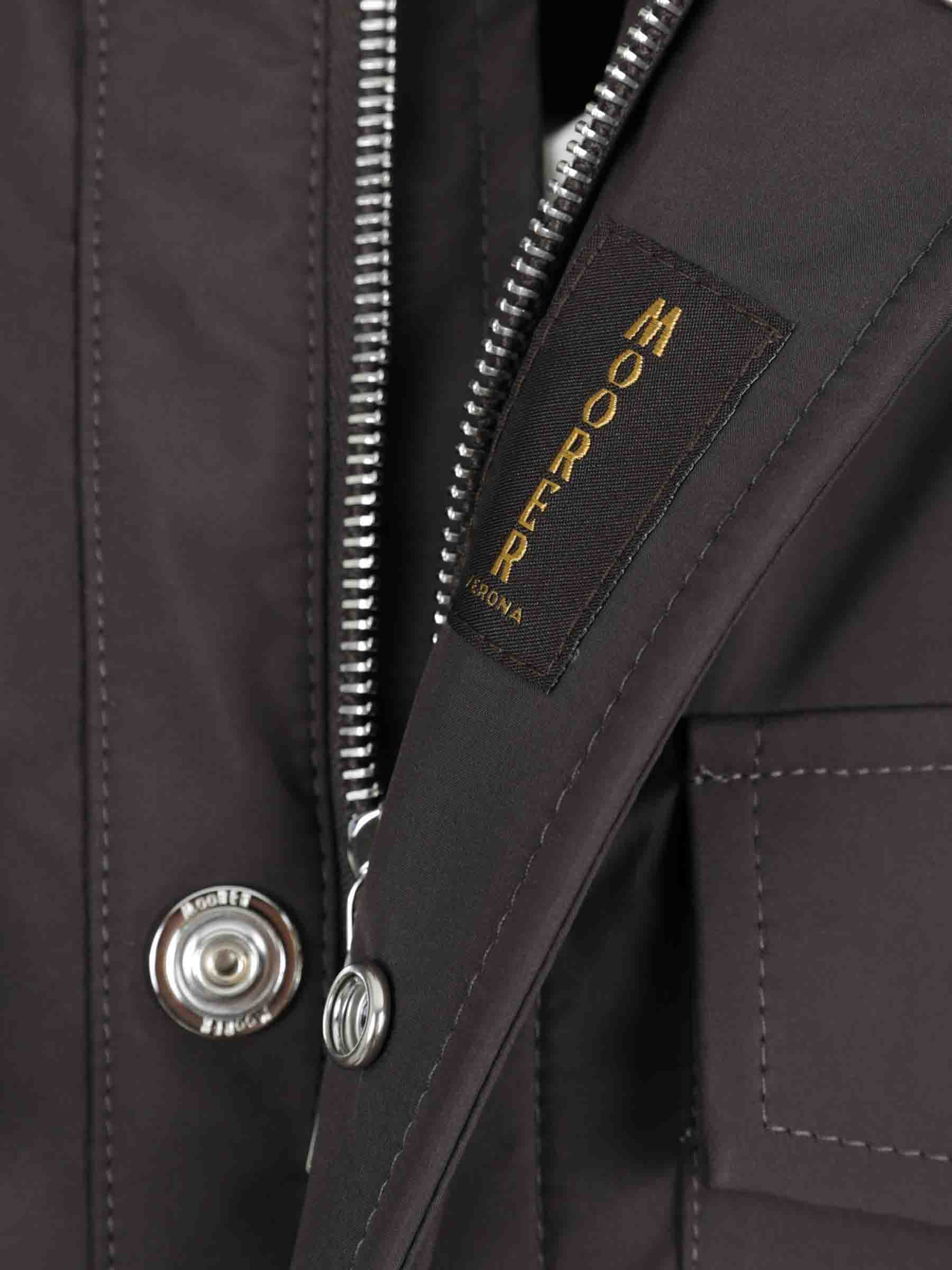 Moorer Hombre Barcelona Chaqueta Técnica Denver color Marrón Oscuro sku 502-001680 01 - Foto 4