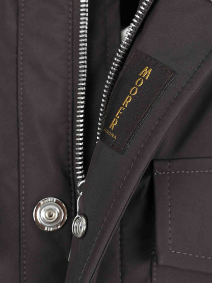 Moorer Hombre Barcelona Chaqueta Técnica Denver color Marrón Oscuro sku 502-001680 01 - Foto 4