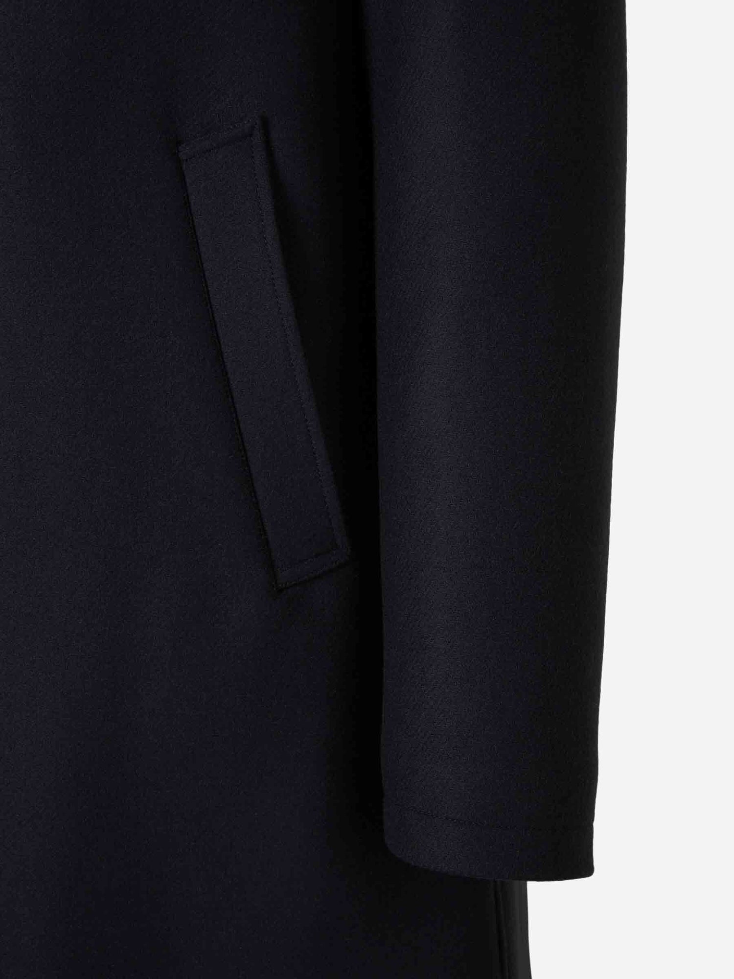 Outlet online Herno Hombre Abrigo Easy Wool color Azul Noche sku 502-001684 01 - Foto 4