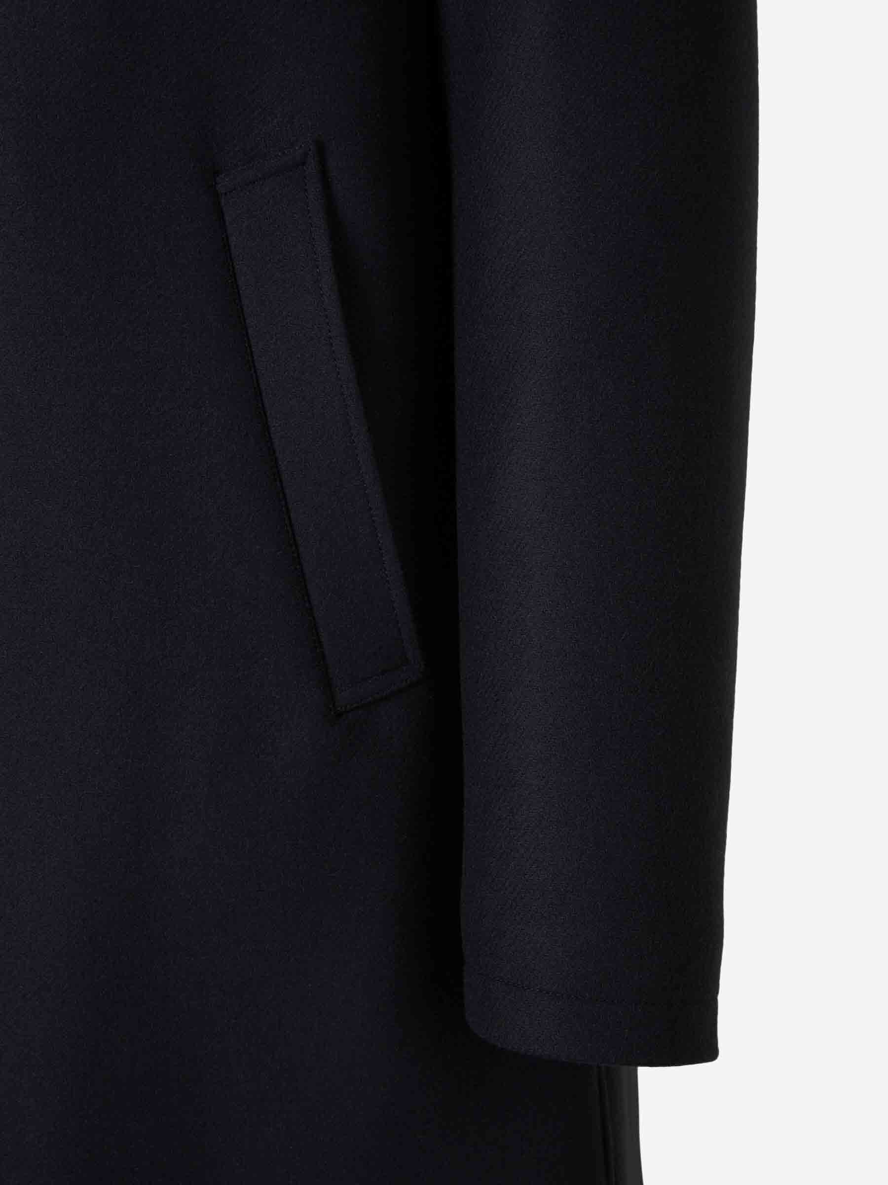 Outlet online Herno Hombre Abrigo Easy Wool color Azul Noche sku 502-001684 01 - Foto 4