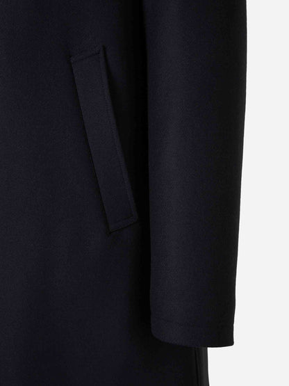 Outlet online Herno Hombre Abrigo Easy Wool color Azul Noche sku 502-001684 01 - Foto 4