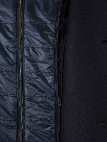 Outlet online Herno Hombre Abrigo Easy Wool color Azul Noche sku 502-001684 01 - Foto 5