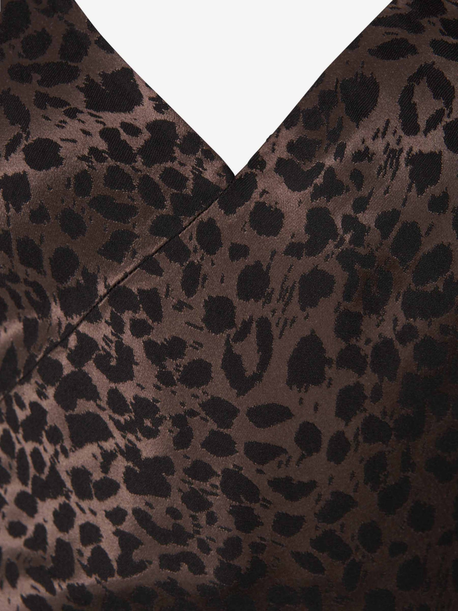 Outlet online McQueen Mujer Vestido Maxi Motivo Leopardo color Negro sku 721-000332 01 - Foto 4
