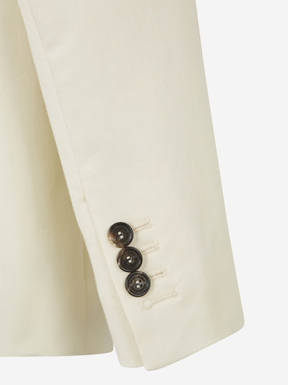 Outlet online Dsquared2 Hombre Traje Liso Algodón color Blanco sku 312-002816 01 - Foto 5