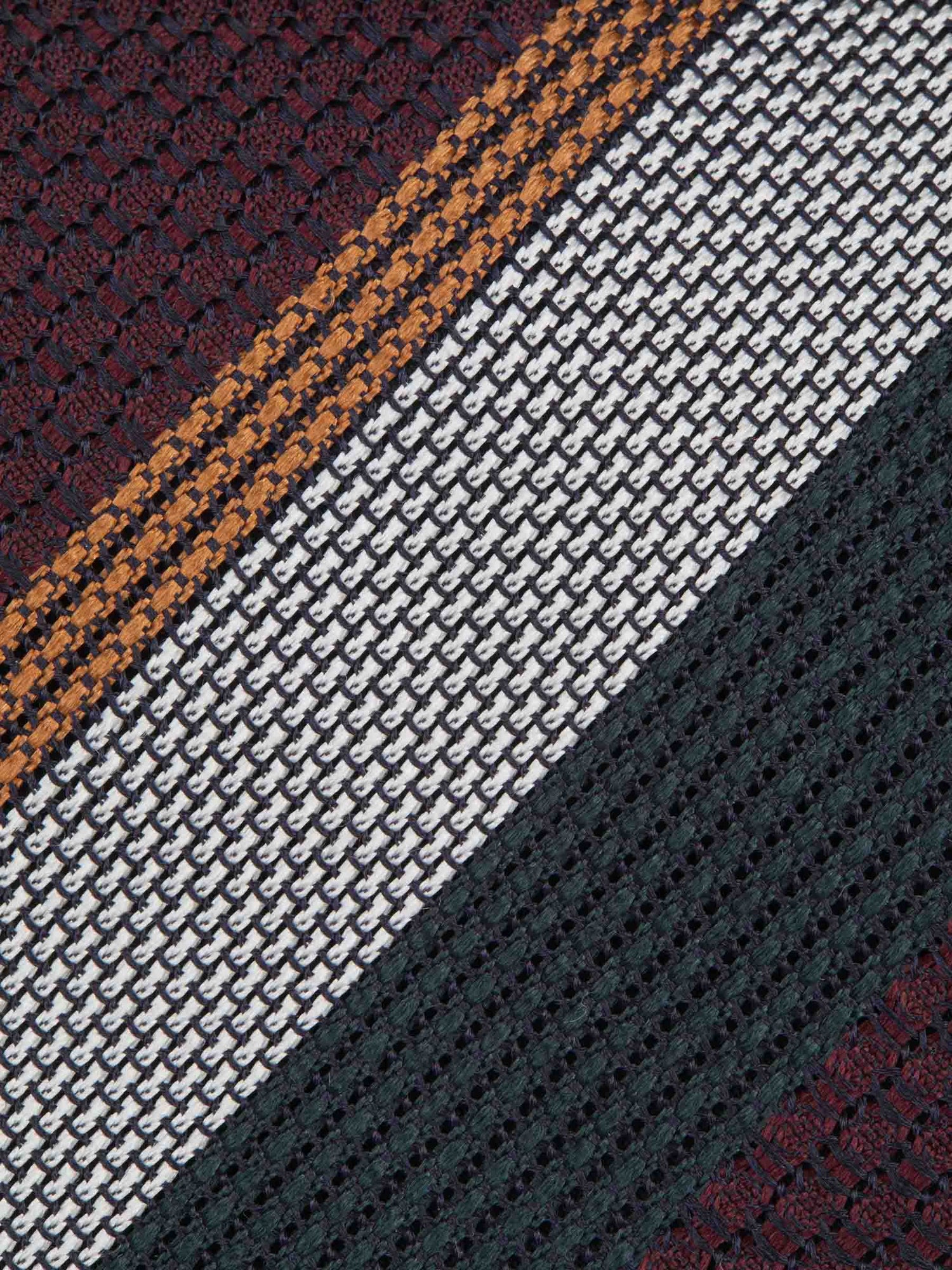 Santa Eulalia Corbata Motivo Rayas color Burdeos sku 601-001392 02 - Foto 3