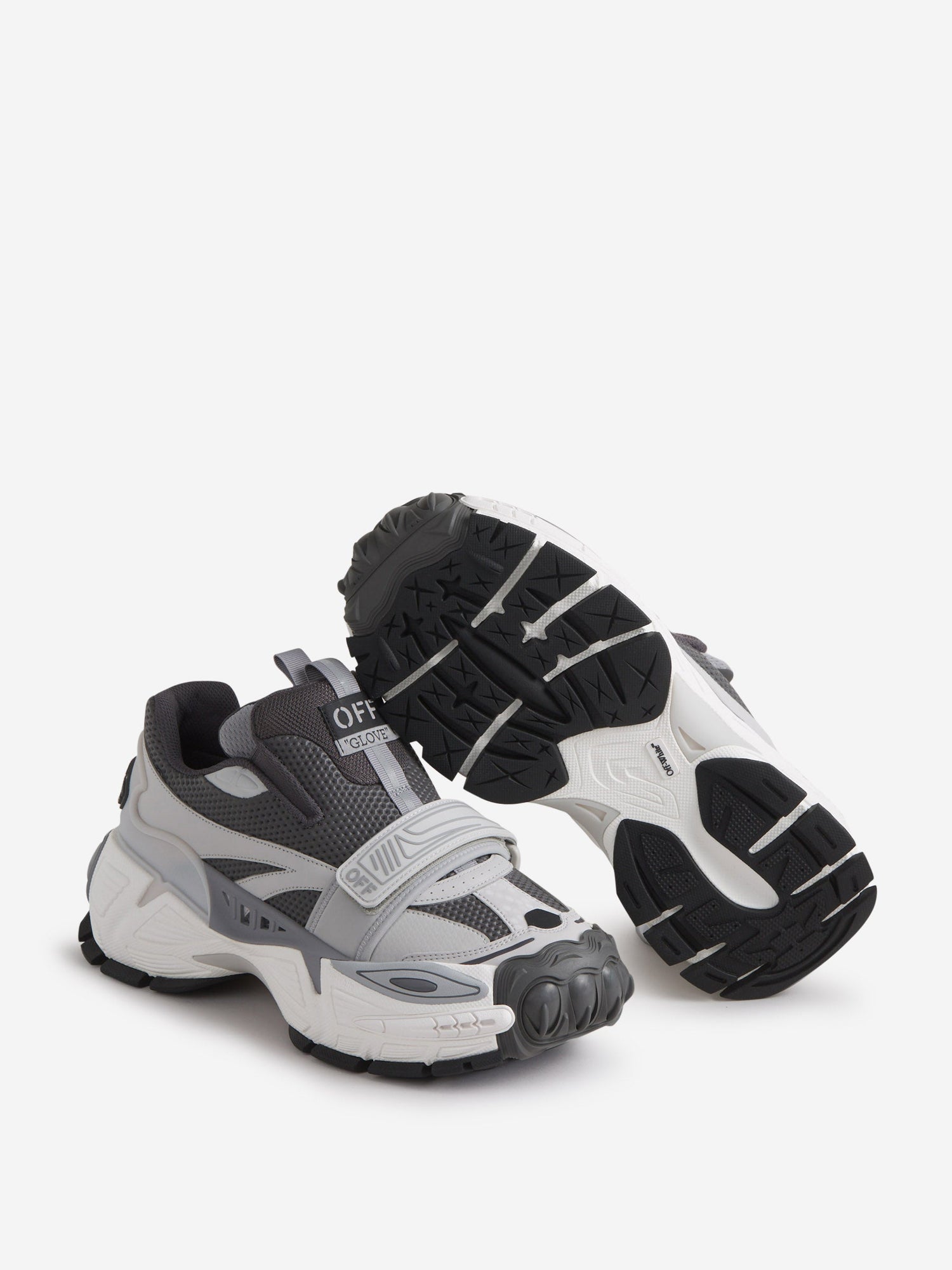 Outlet online Off-White Hombre Sneakers Glove Slip-On color Gris Piedra sku 616-002762 01 - Foto 4