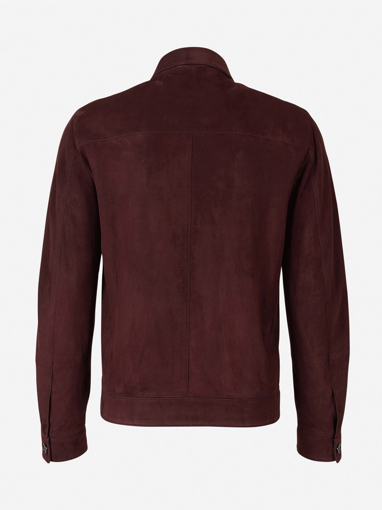 Outlet online Santa Eulalia Hombre Chaqueta Piel Ante color Burdeos sku 511-000513 01 - Foto 2