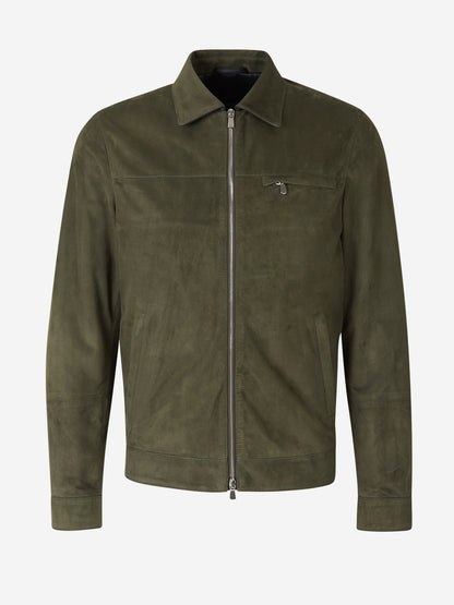 Outlet online Santa Eulalia Hombre Chaqueta Piel Ante color Burdeos sku 511-000513 01 - Foto 4