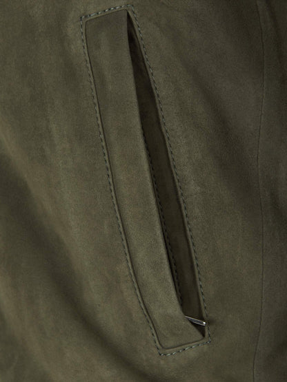 Outlet online Santa Eulalia Hombre Chaqueta Piel Ante color Burdeos sku 511-000513 01 - Foto 7