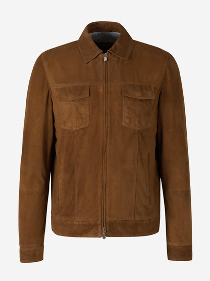 Santa Eulalia Chaqueta Piel Ante color Marrón sku 511-000593 01 - Foto 1