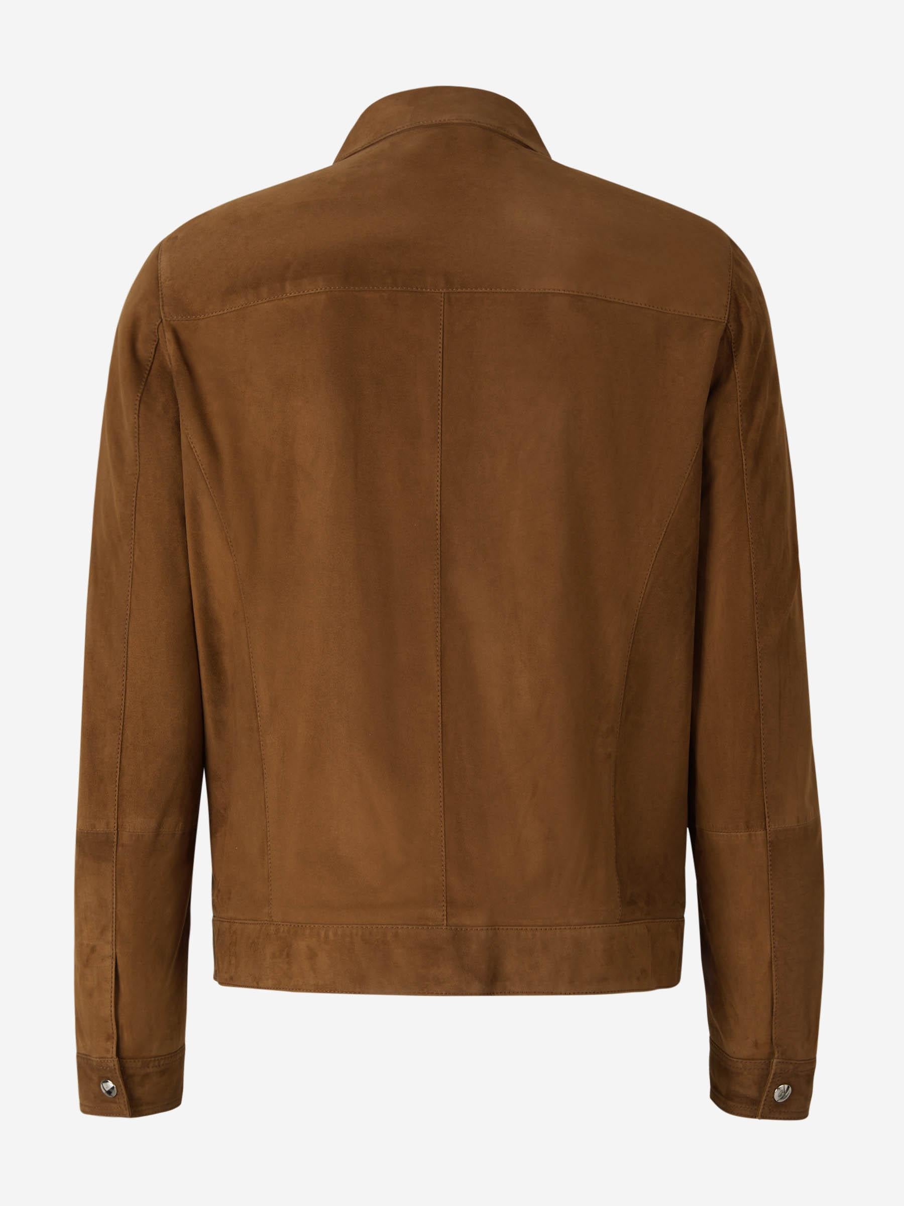 Santa Eulalia Chaqueta Piel Ante color Marrón sku 511-000593 01 - Foto 2