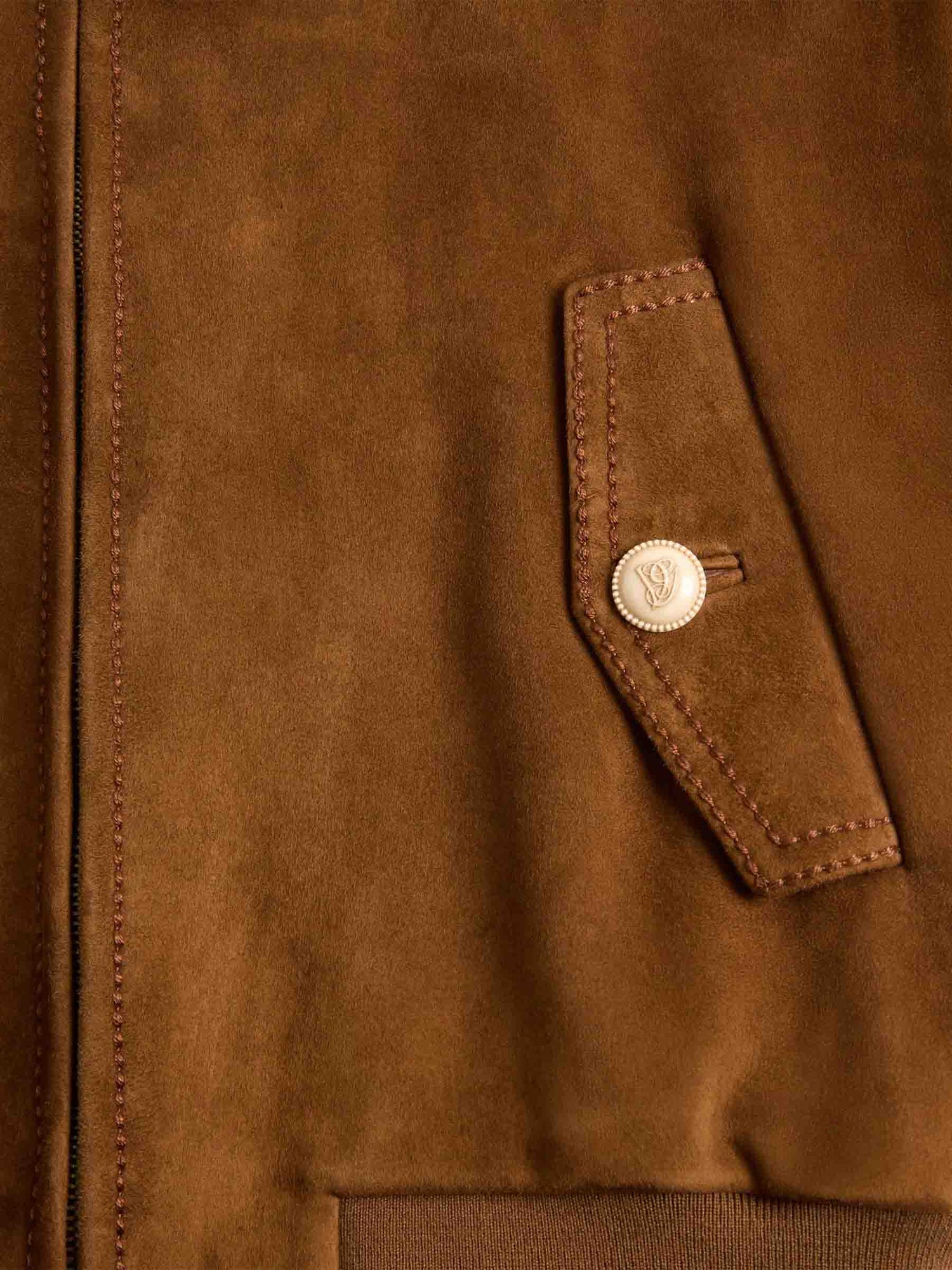Outlet online Valentino Hombre Chaqueta Piel Ante color Camel sku 511-000633 01 - Foto 3