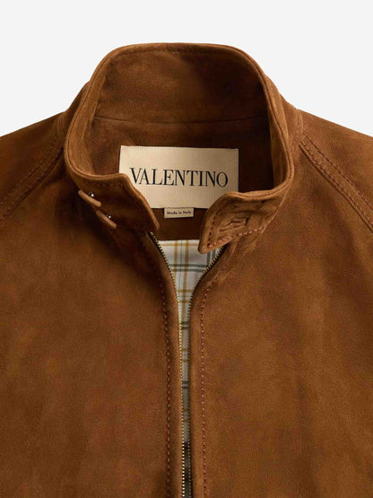 Outlet online Valentino Hombre Chaqueta Piel Ante color Camel sku 511-000633 01 - Foto 4