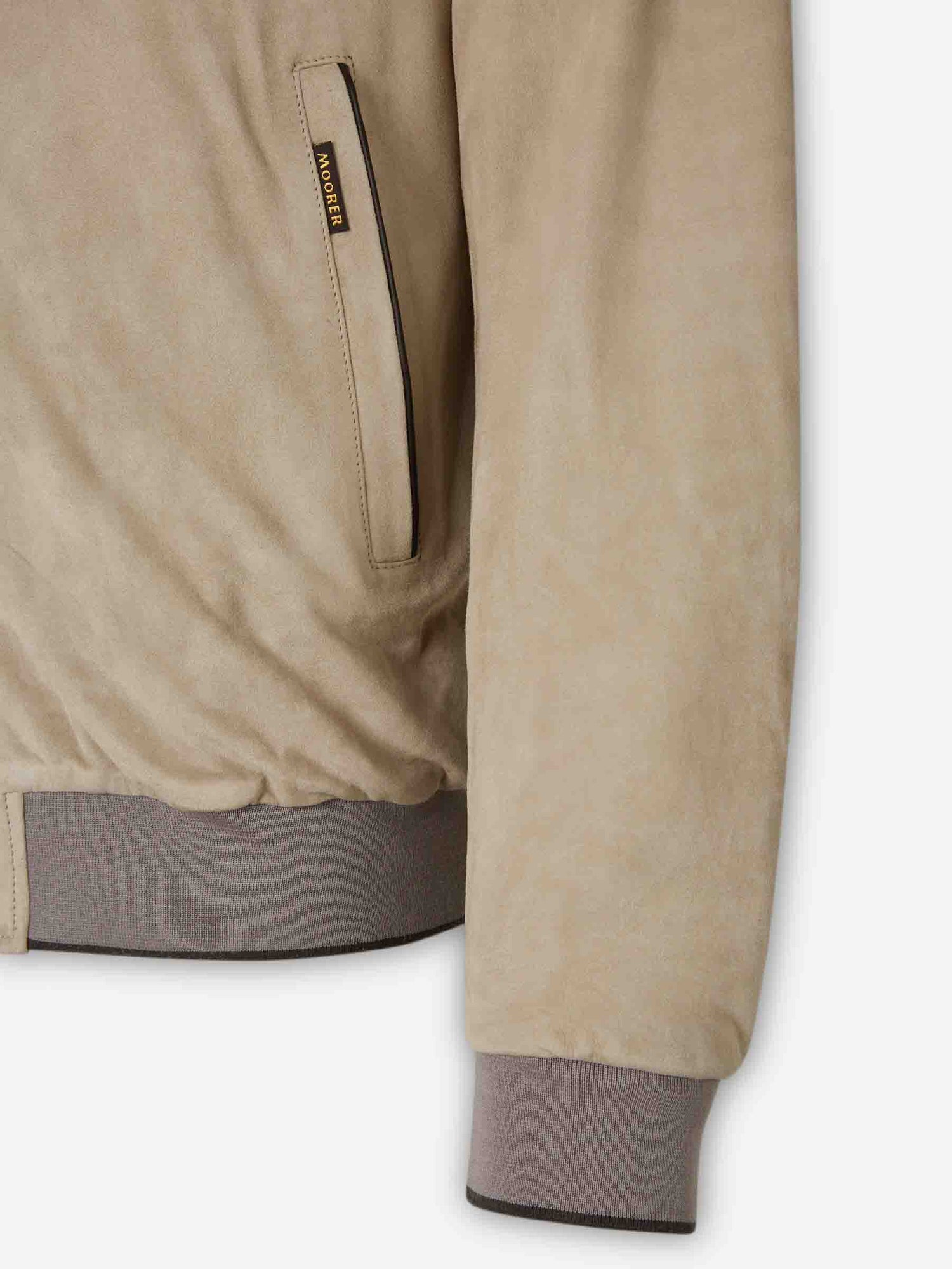 Moorer Hombre Barcelona Chaqueta Piel Casual color Taupe sku 511-000650 01 - Foto 5