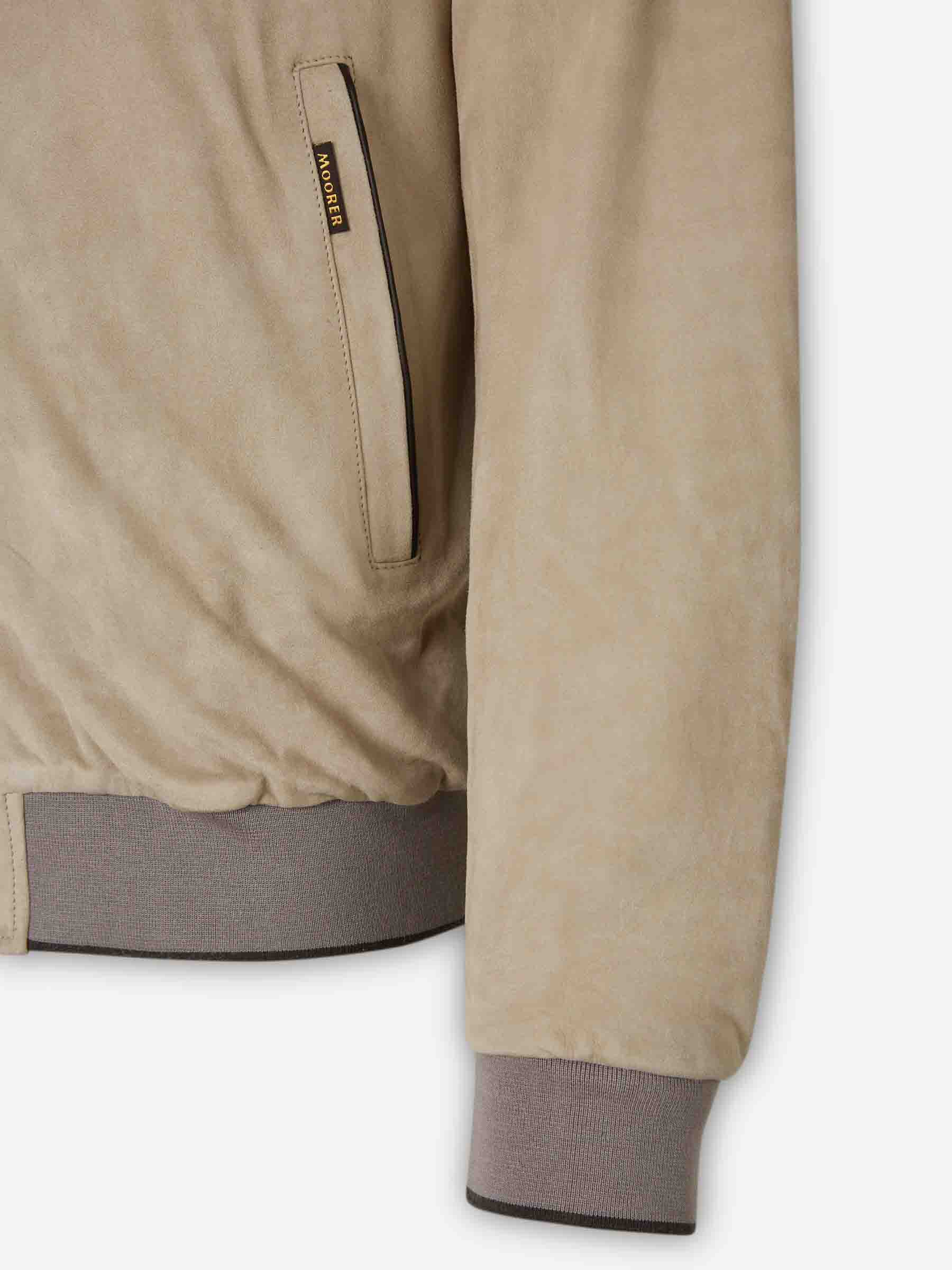 Moorer Hombre Barcelona Chaqueta Piel Casual color Taupe sku 511-000650 01 - Foto 5