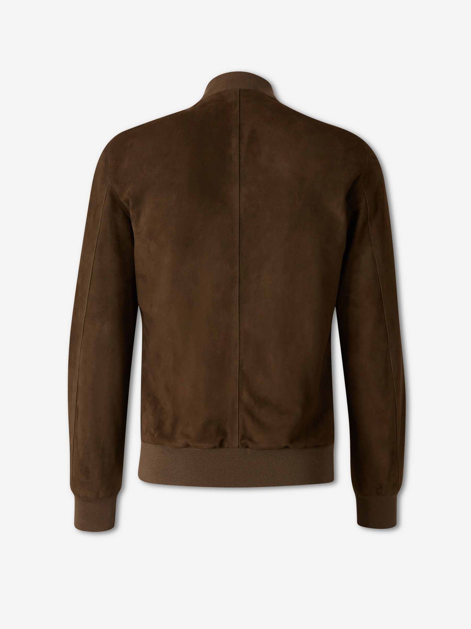 Santa Eulalia Hombre Barcelona Chaqueta Bomber Piel color Verde Oscuro sku 511-000652 01 - Foto 2