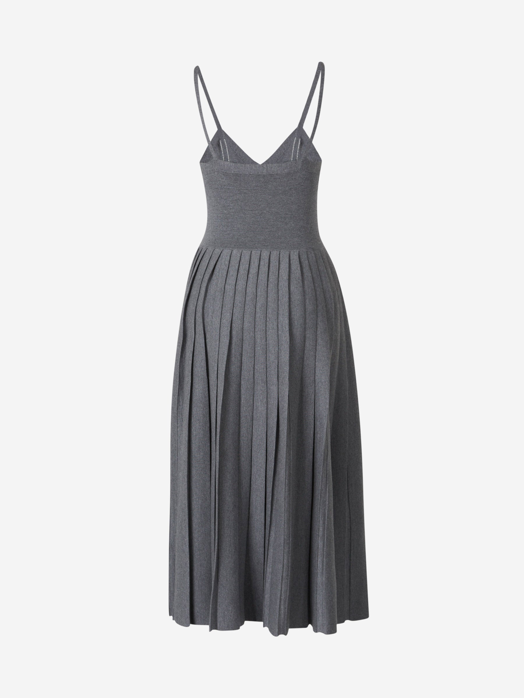 Outlet online Khaite Mujer Vestido Midi The Elio color Gris Antracita sku 721-000311 01 - Foto 2