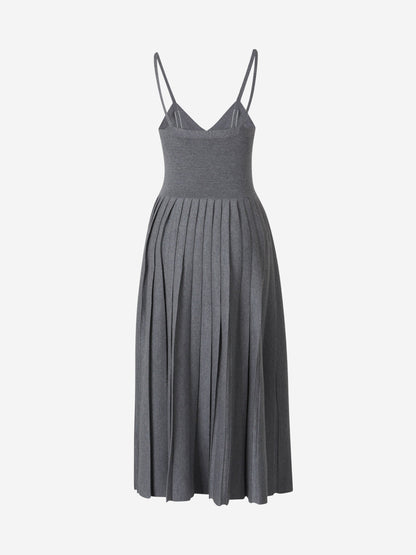 Outlet online Khaite Mujer Vestido Midi The Elio color Gris Antracita sku 721-000311 01 - Foto 2