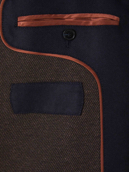 Outlet online Santa Eulalia Hombre Chaqueta Lana Y Cashmere color Azul Noche sku 512-001805 01 - Foto 5