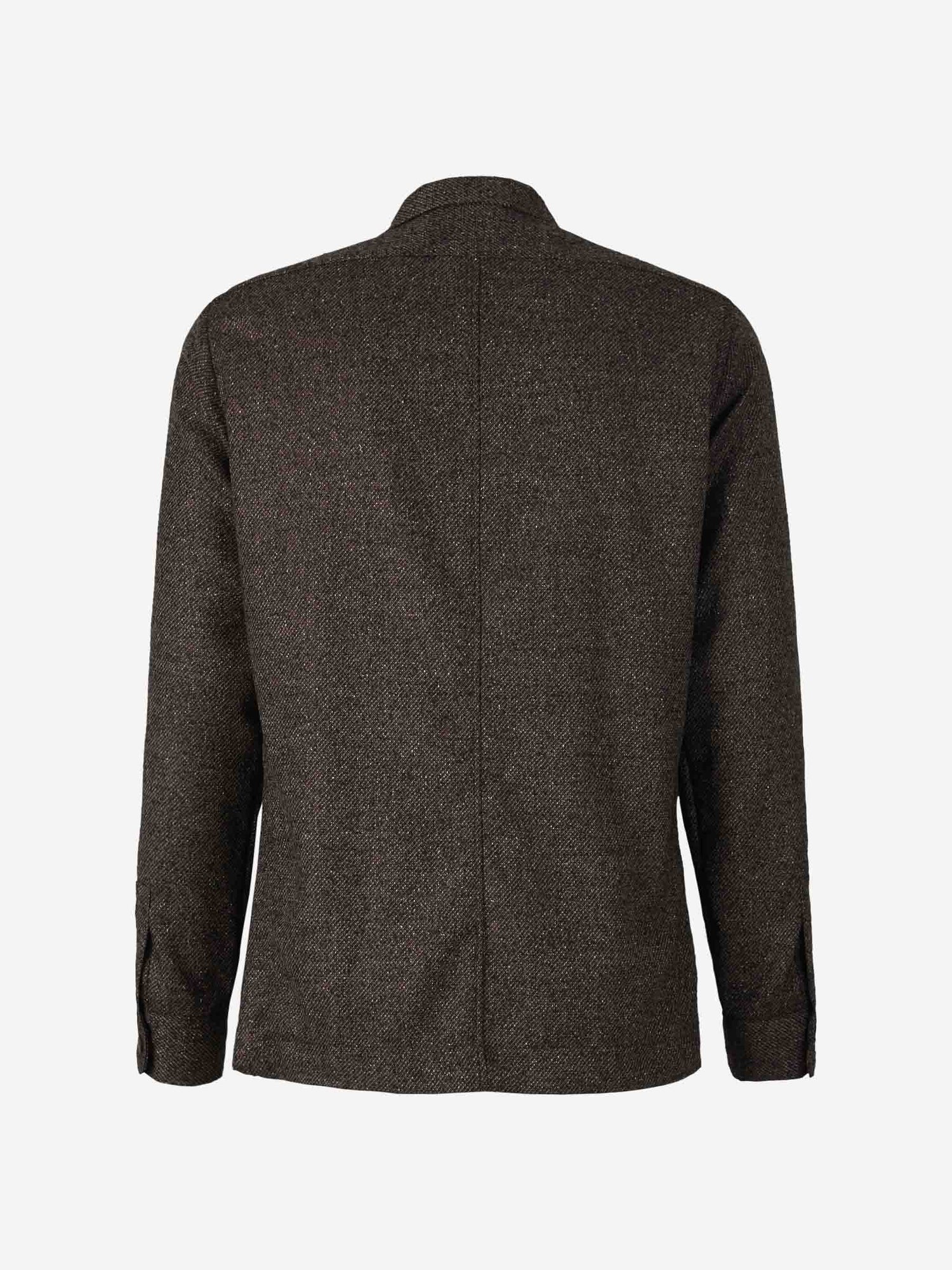 Outlet online Santa Eulalia Hombre Chaqueta Lana Y Seda color Marrón sku 512-001861 02 - Foto 7