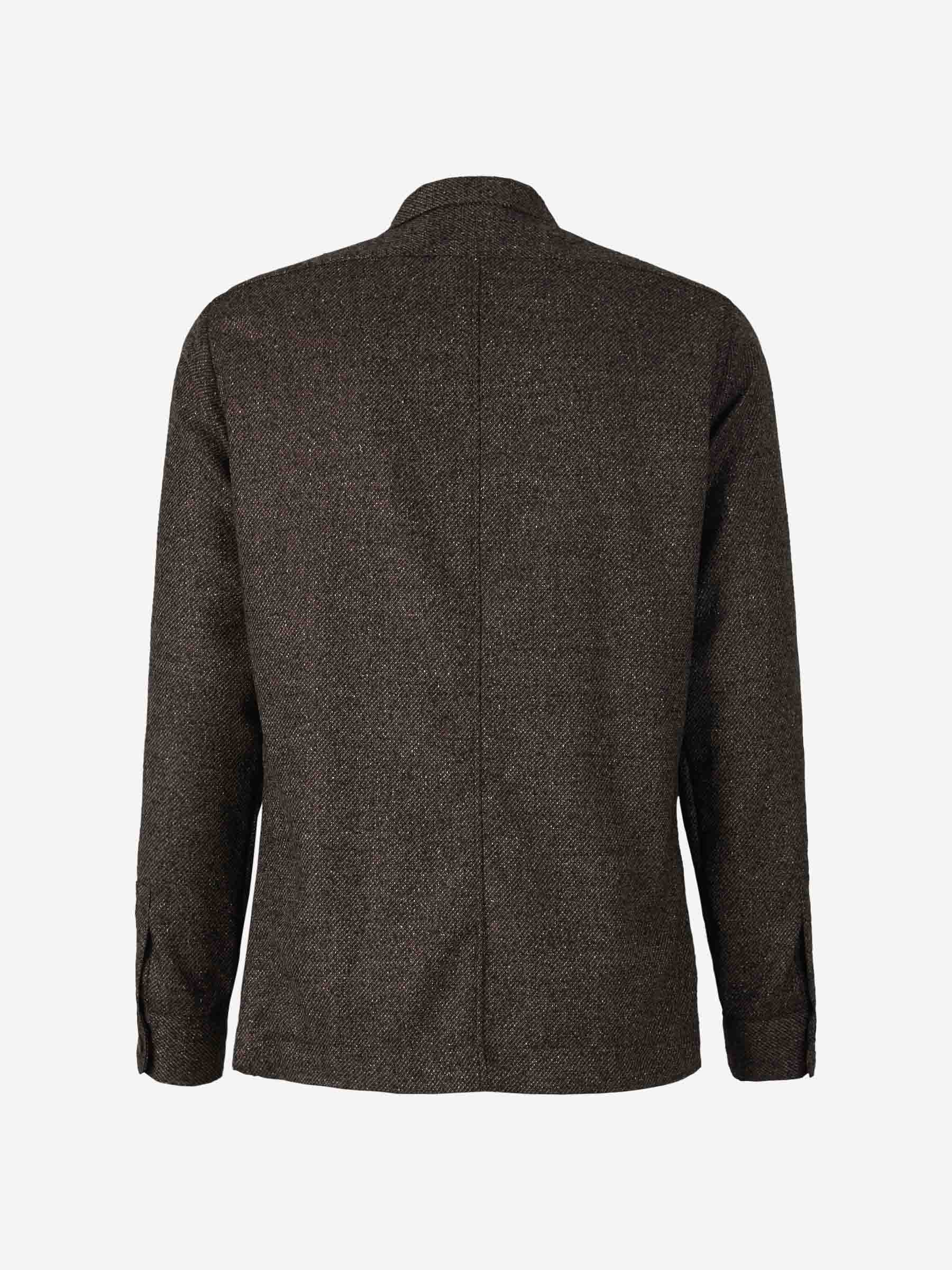 Outlet online Santa Eulalia Hombre Chaqueta Lana Y Seda color Marrón sku 512-001861 02 - Foto 7
